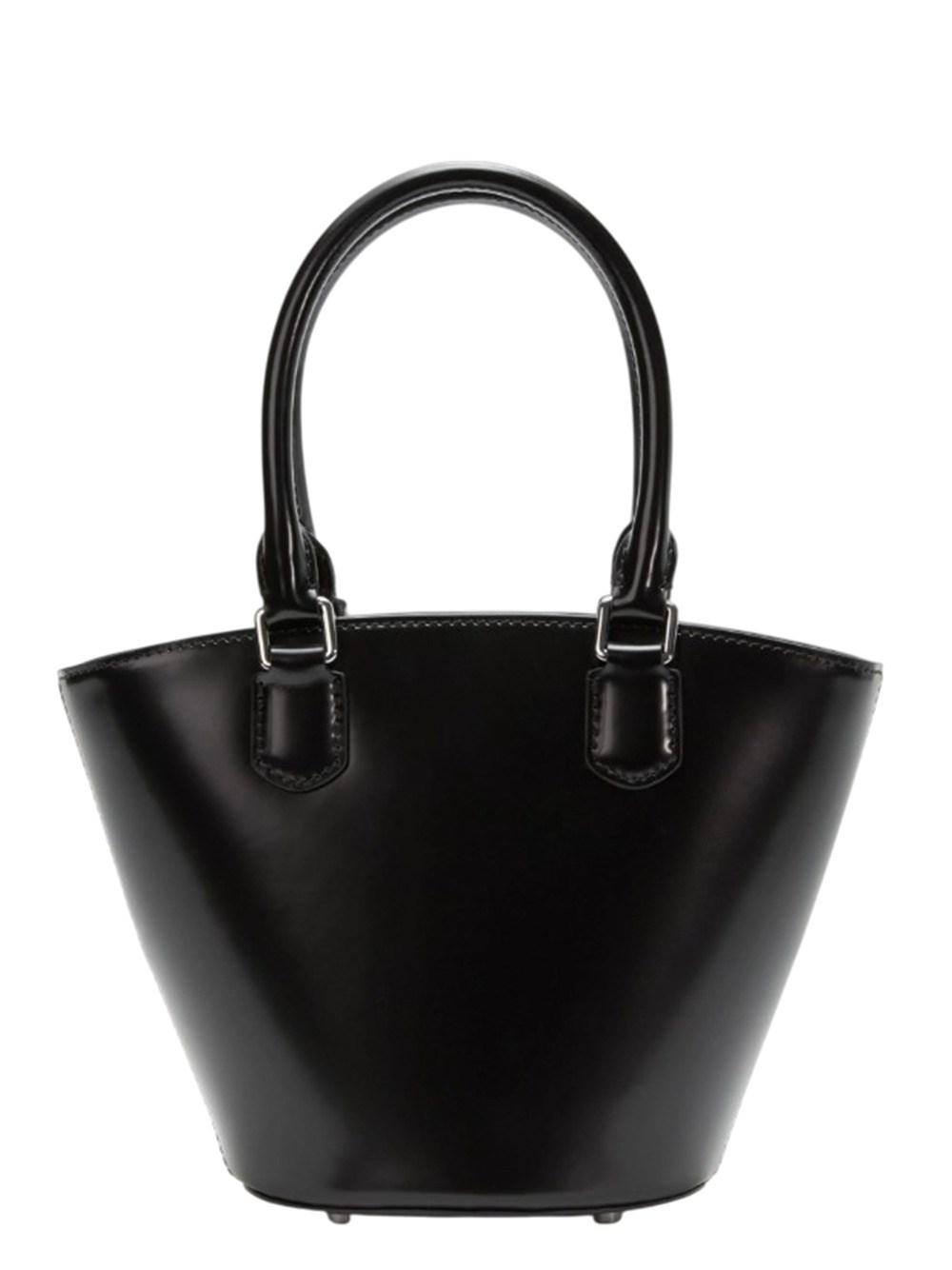 SELF PORTRAIT★ブラック レザー チャーム トートバッグ Black Leather Charm Tote Bag – self-portrait