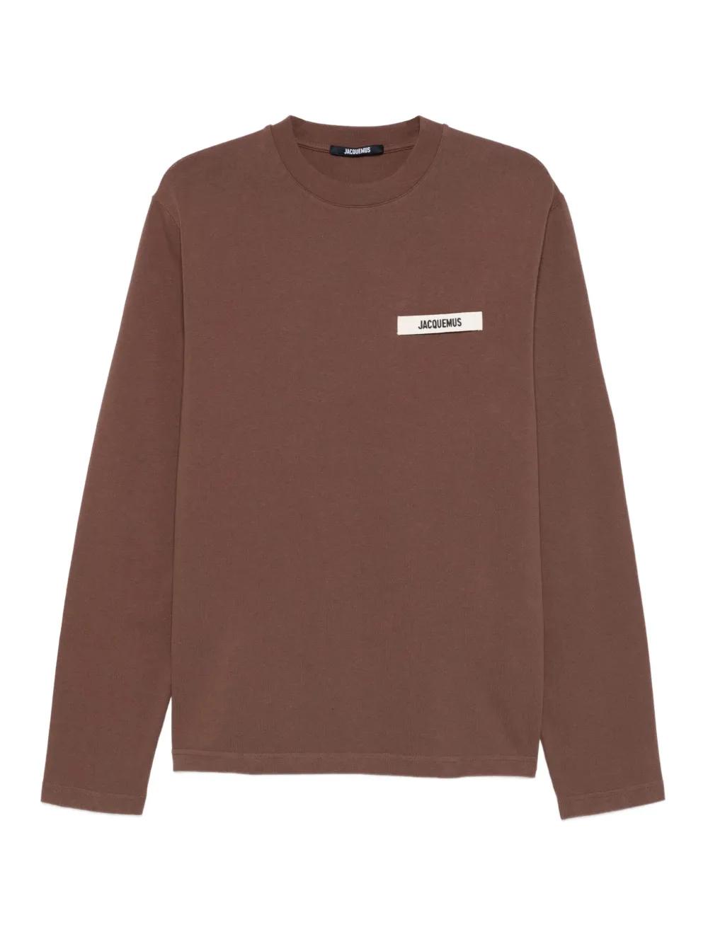 送料関税込 ◆ Jacquemus◆THE GROSGRAIN LONG-SLEEVED SHIRT The Gros Grain zipped-rollneck sweatshirt by JACQUEMUS