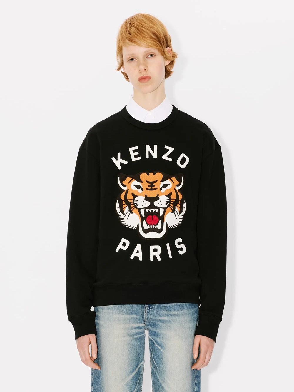 Kenzo gold tiger sweatshirt new arrivals
