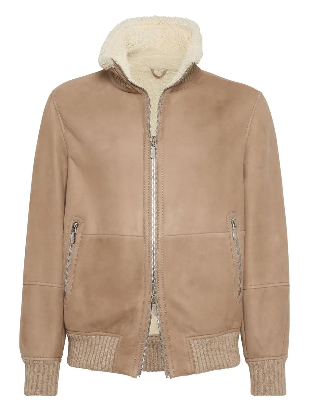 Brunello Cucinelli Leather jackets for Men | Online Sale up