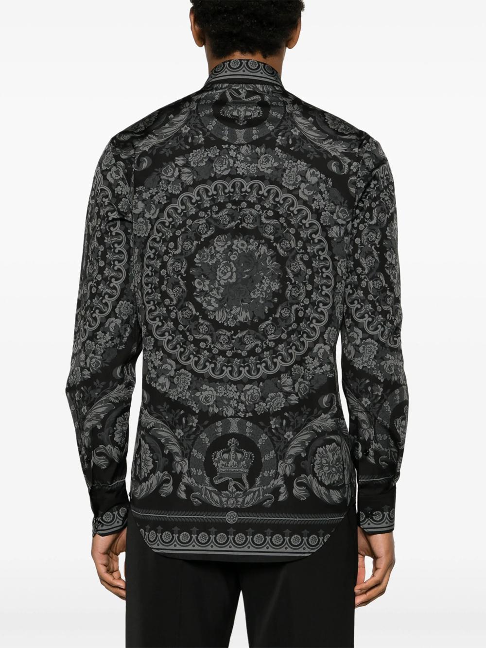 Versace Black Barocco Shirt