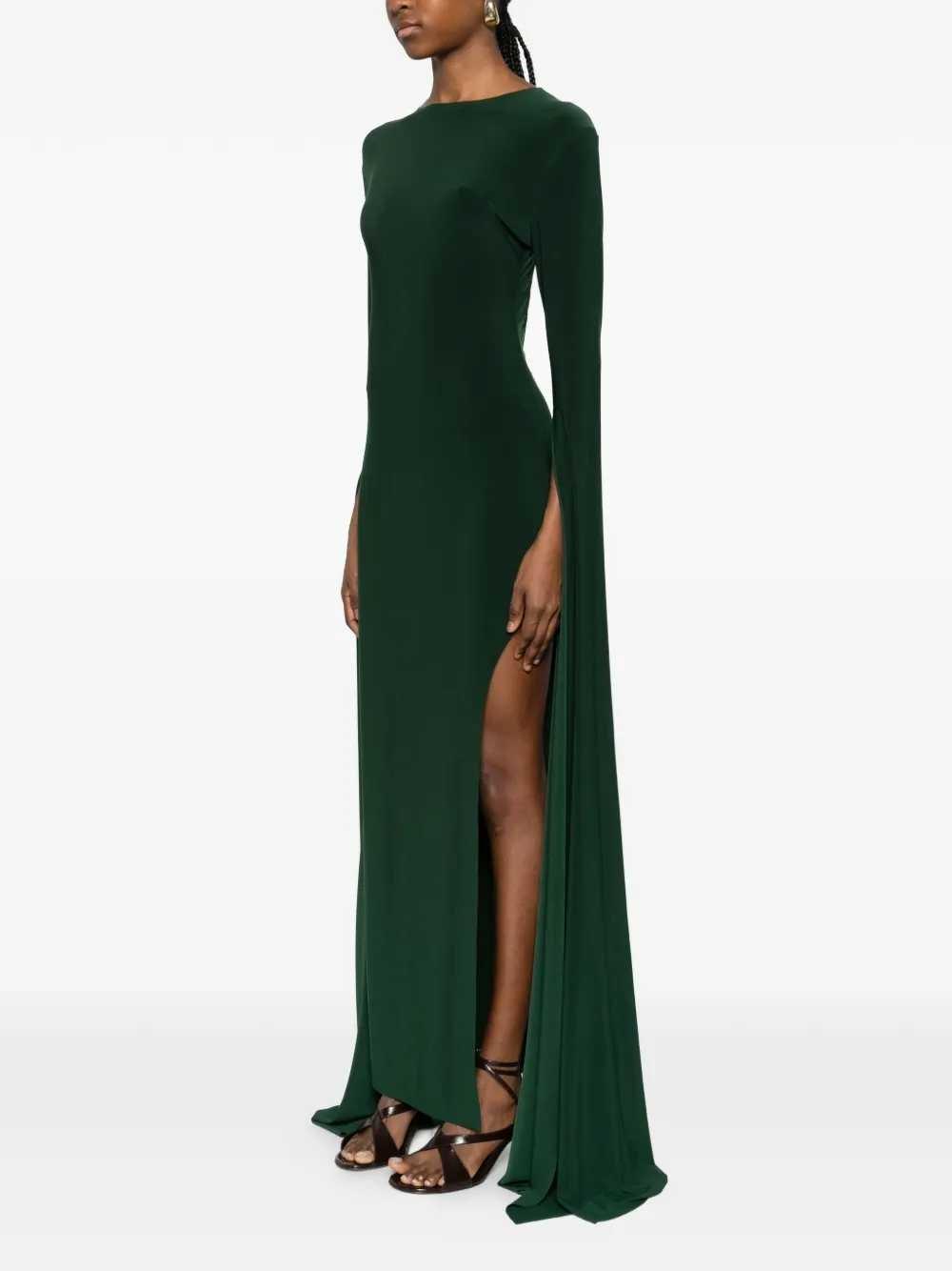 Norma Kamali STRAPLESS DIANA GOWN - Vestito di maglina - gold/dorato