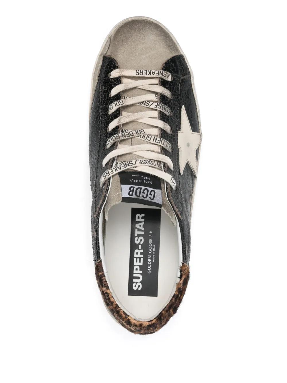 Golden Goose Super-Star Laminated in Black for Men | Lyst