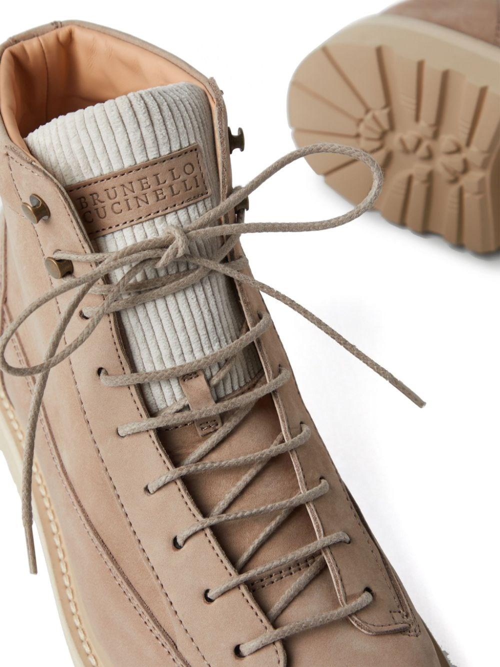 Brunello cucinelli hiking boots deals