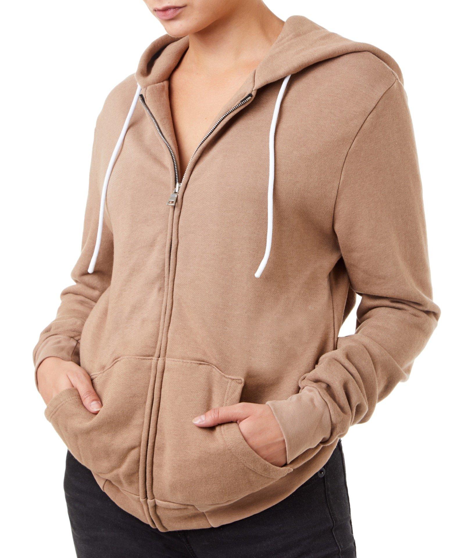 brown hoodie women