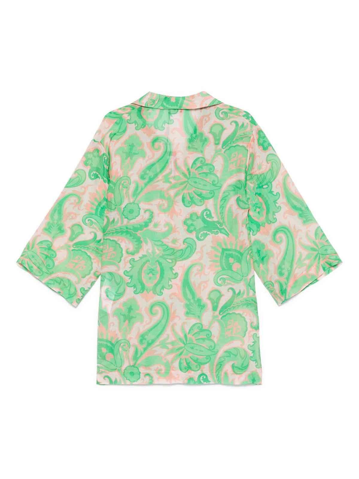 ワンピース Etro Short Printed Silk Caftan ETRO Short printed silk caftan | TheDoubleF