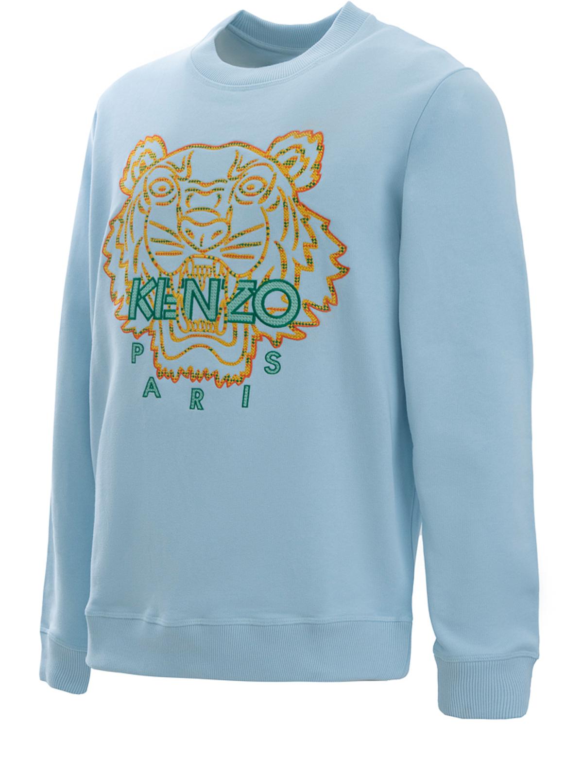 Kenzo tiger sweatshirt blue outlet