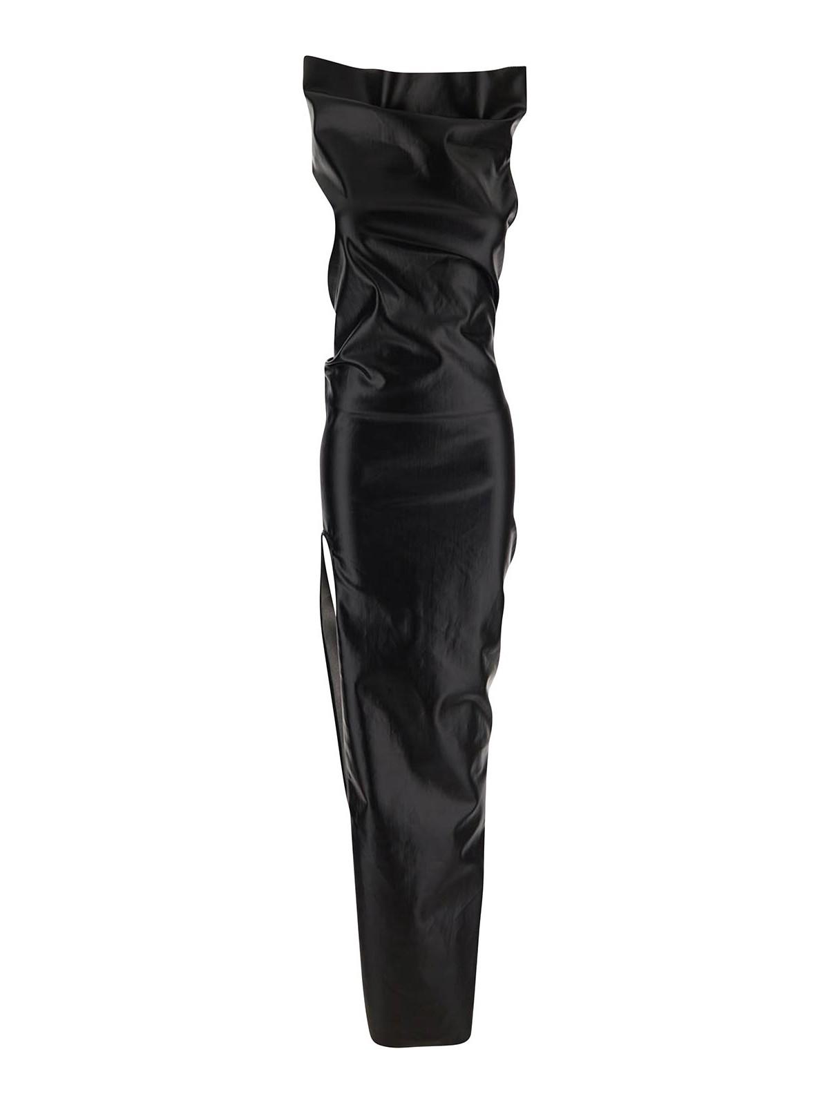 rick-owens-Black-Denim-Long-
