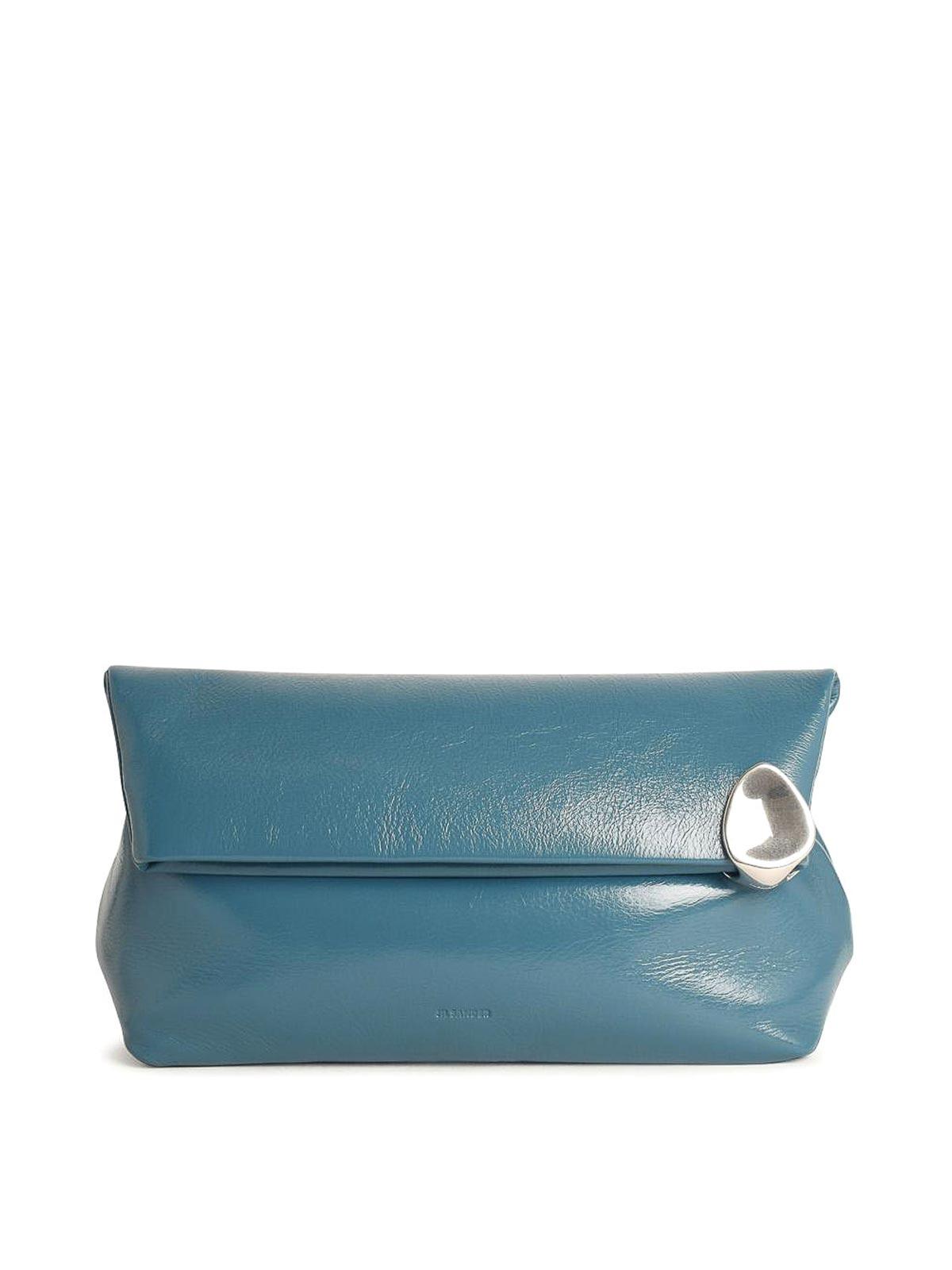 ★Jil Sander★ Jil Sander Clutch Pouch J08WD0031 P4845 106 F JIL SANDER Embellished leather clutch | NET-A-PORTER