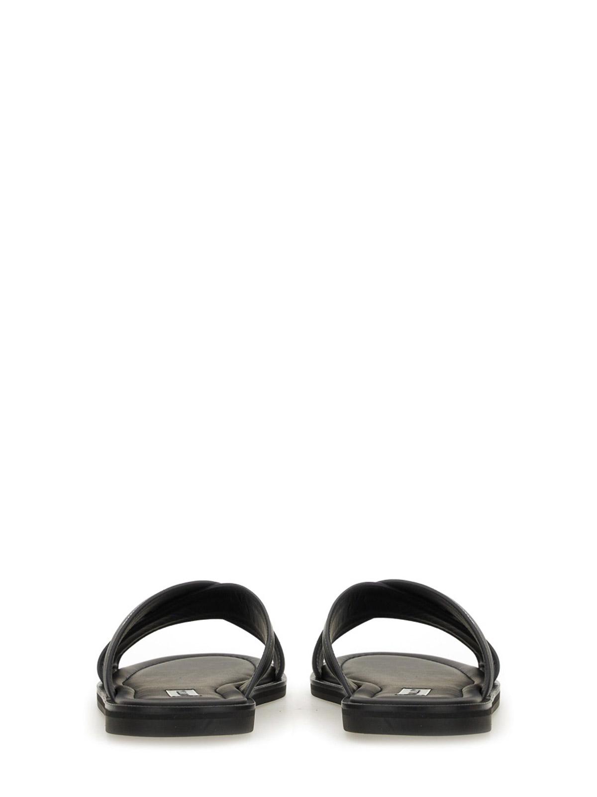 【関税&送料込】Bally Slide Sandal Gherry Bally Gherry sandals for Men - Black in Kuwait | Level Shoes