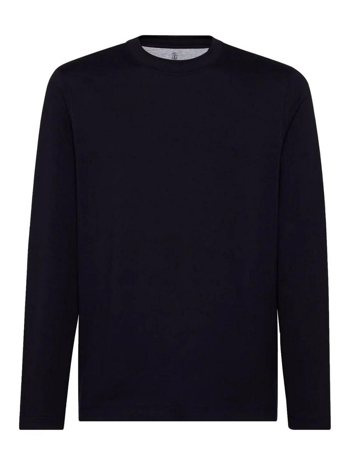 Brunello Cucinelli Kids long-sleeve cotton shirt - Neutrals