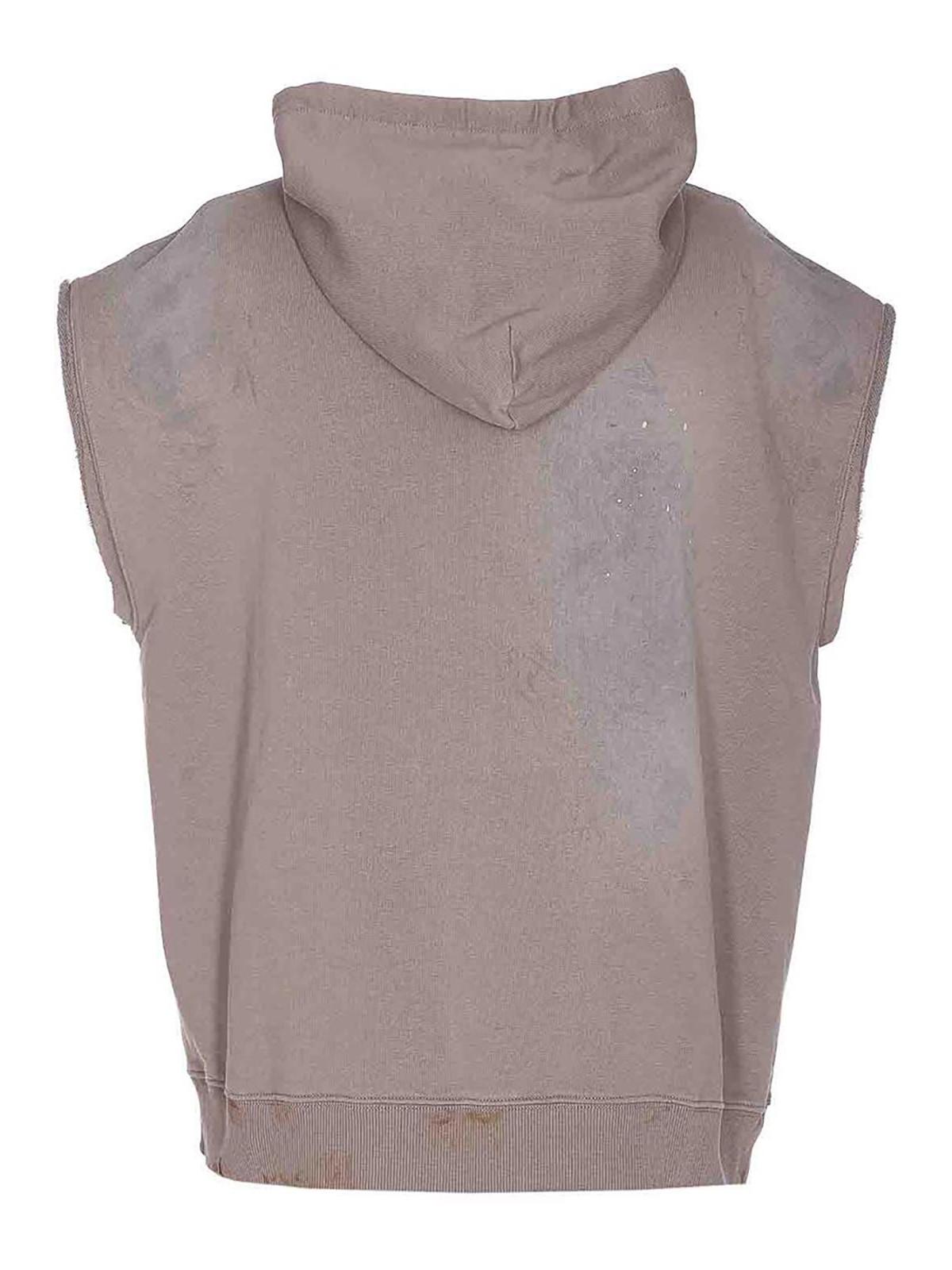 MM6 Maison Martin Margiela Sleeveless Tent Zip Hoodie - SS11