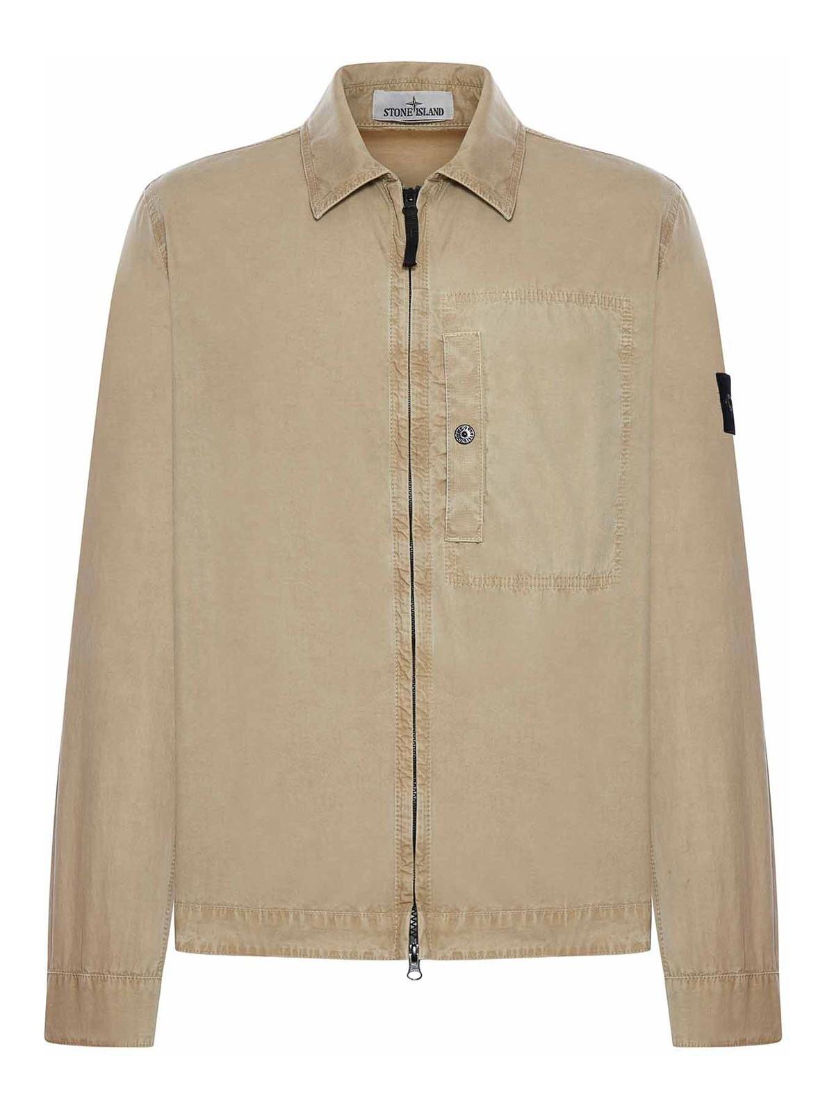 Men's Stone Island Casual shirts and button-up shirts | Lyst