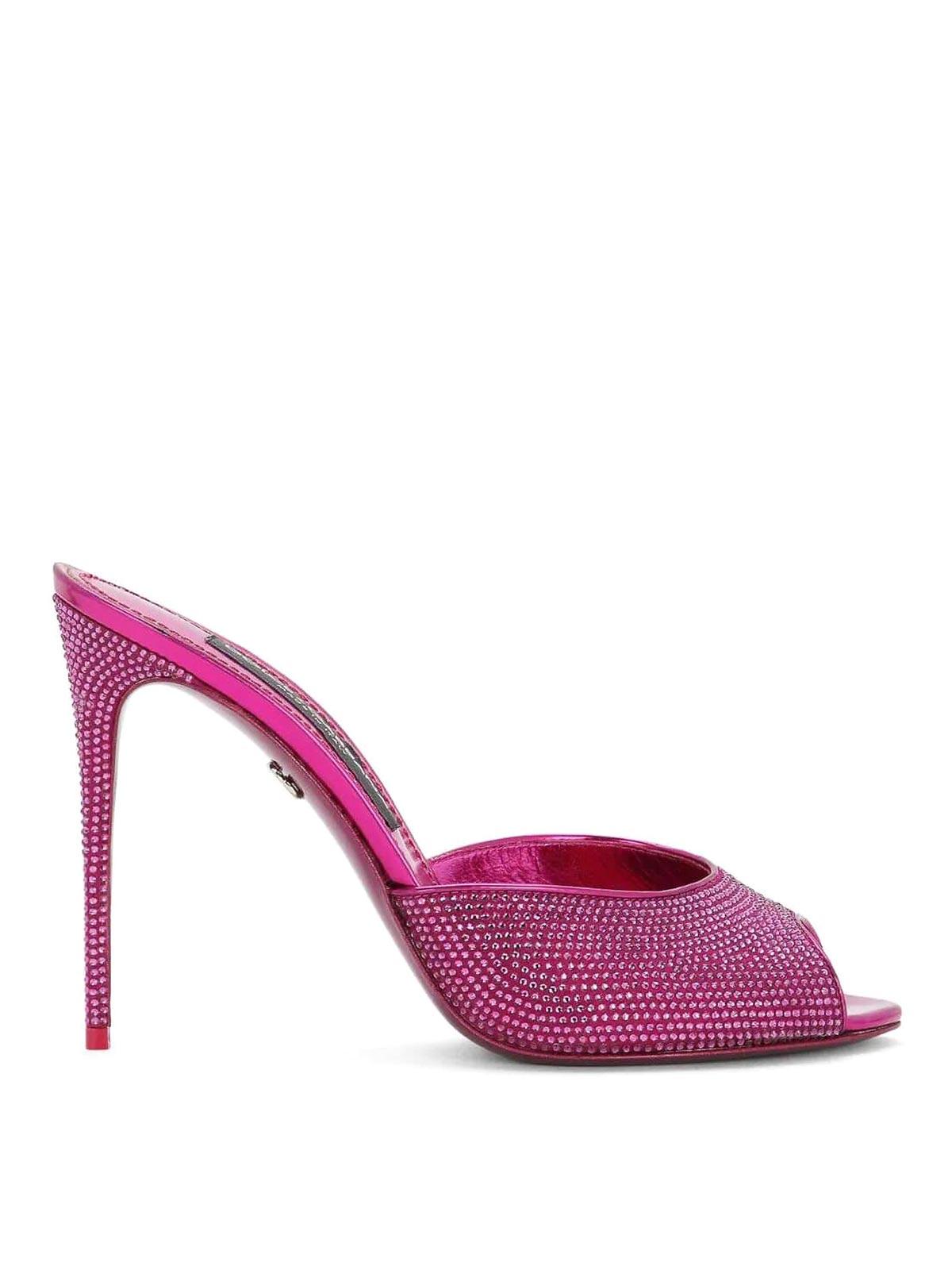 Dolce Gabbana Sandali Strass in Pink Lyst UK