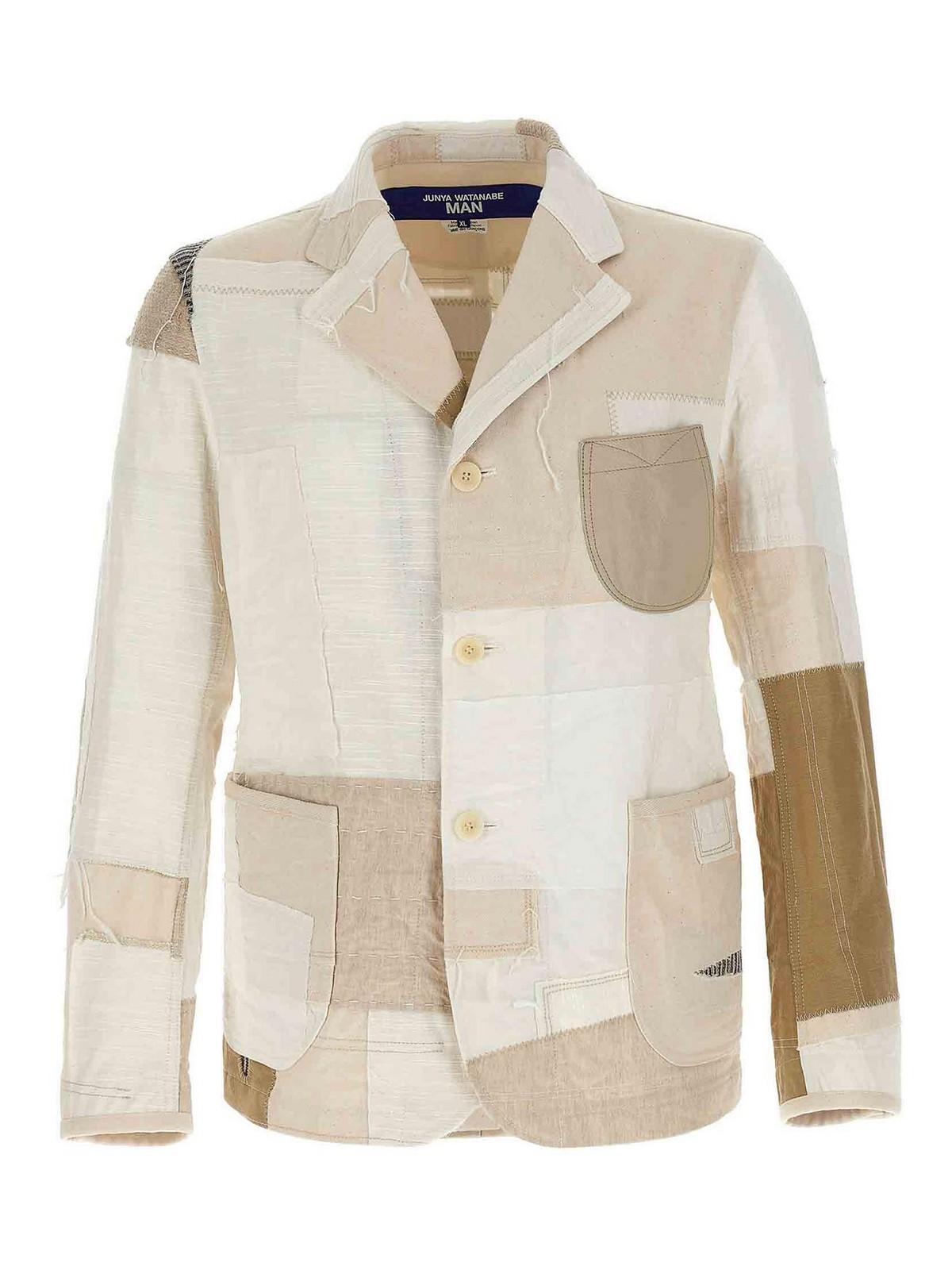 Junya Watanabe Brown Tweed Jacket - Jackets - Free Shipping