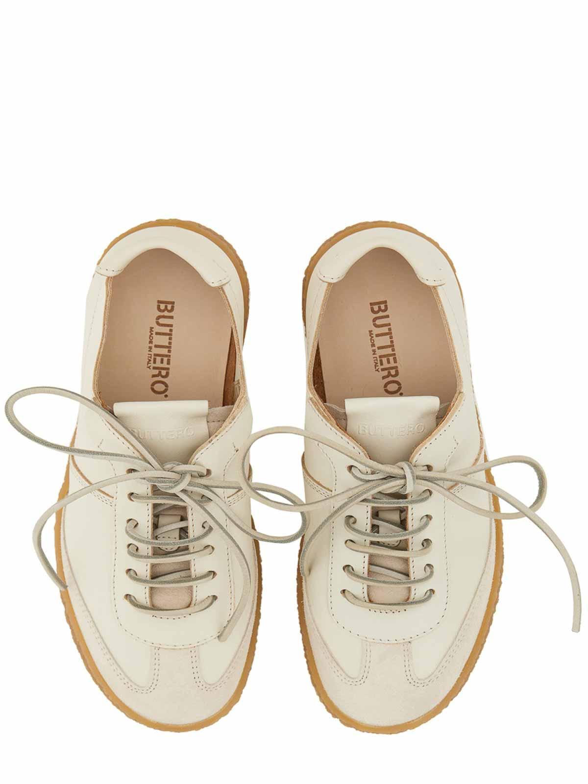 Buttero Leather Sneakers in White Lyst UK