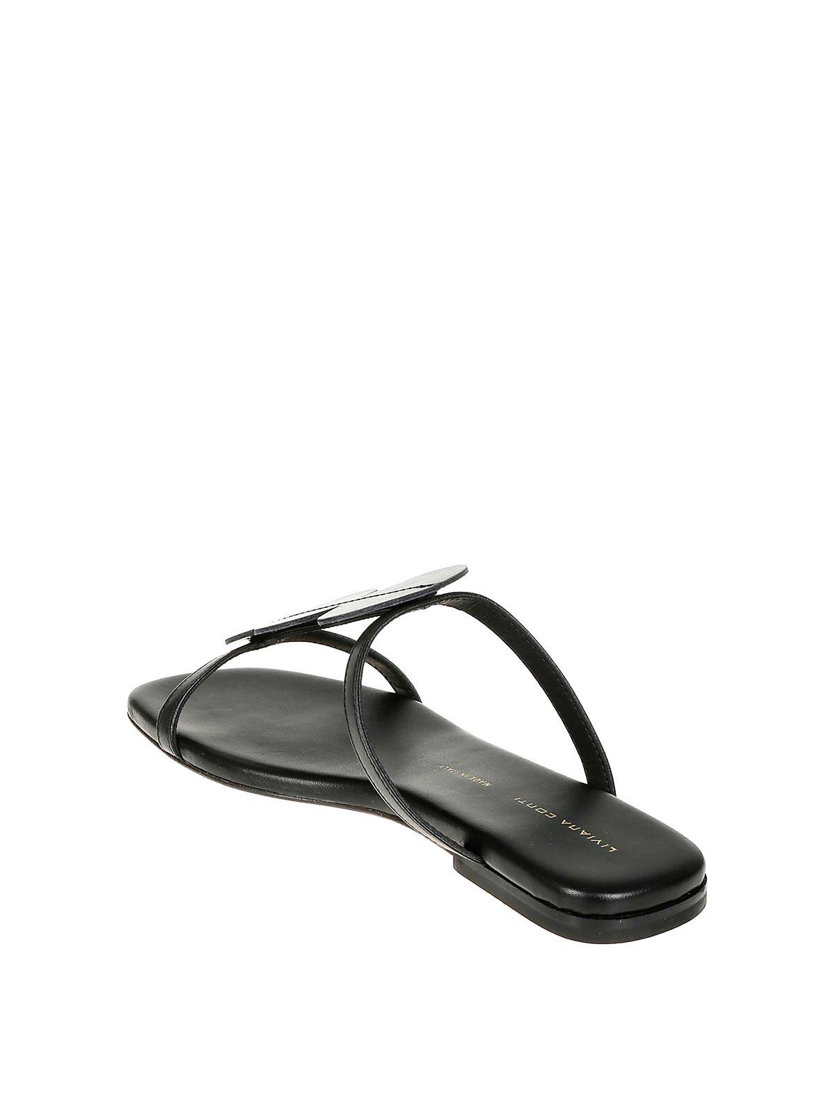 シューズ・サンダルその他 LIVIANA CONTI Woman Flat sandals Black A4SC74 Y69-0 Flat sandal | liviana conti
