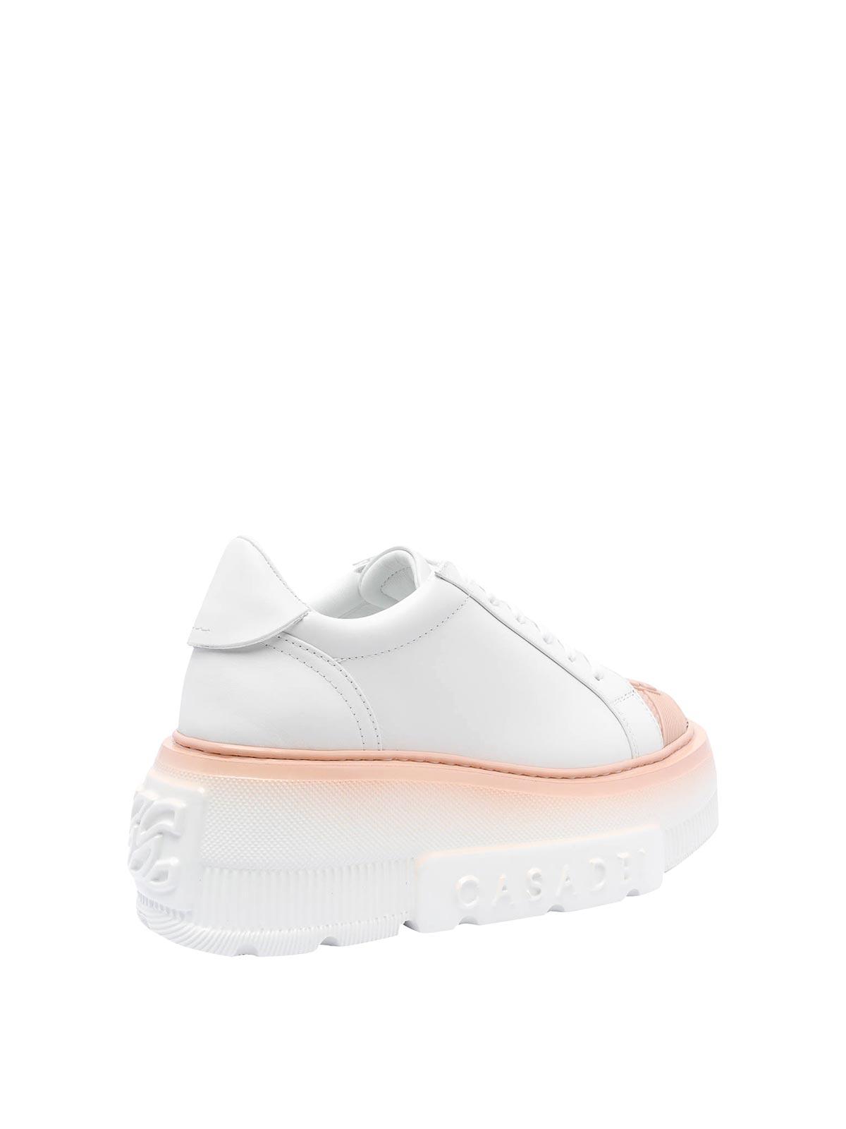 スニーカー CASADEI White leather Nexus sneakers Nexus Leather Sneakers in White for Women | Casadei®