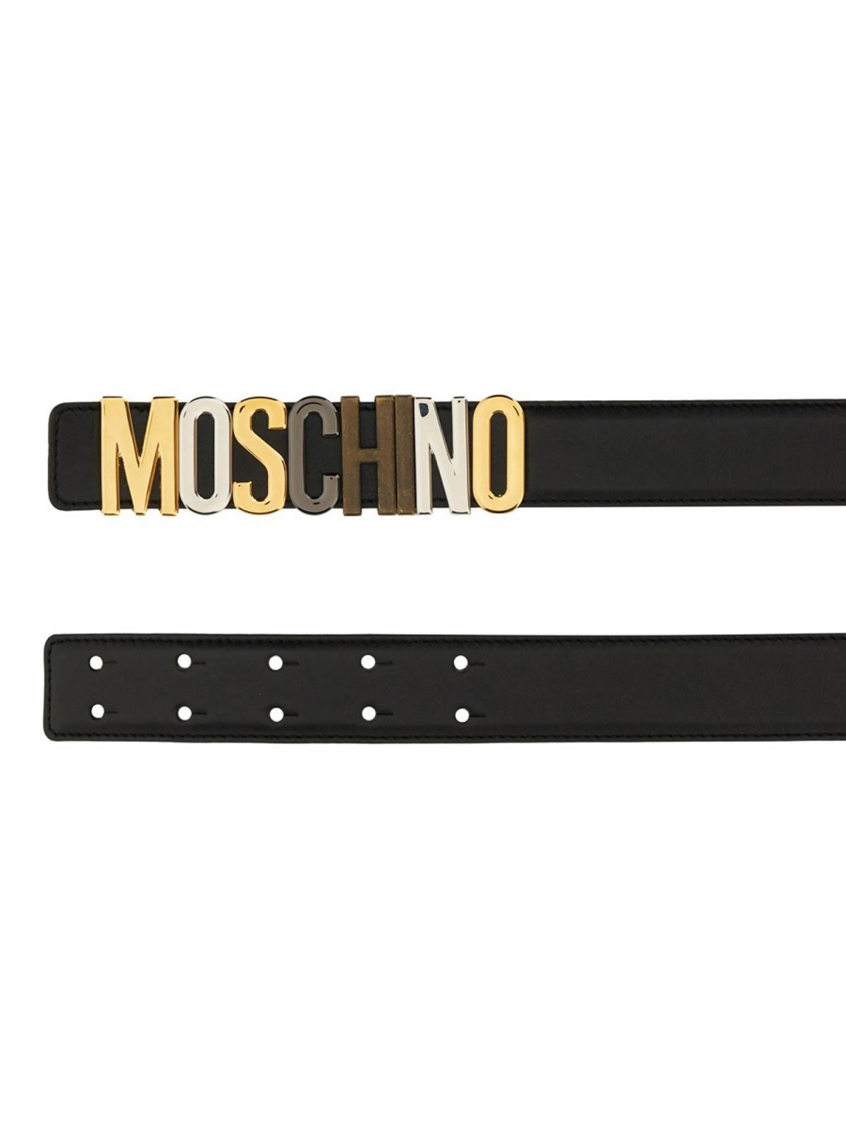 ベルト Moschino Cinrua With Logo Moschino Belts for Men | Online Sale up to 75% off | Lyst