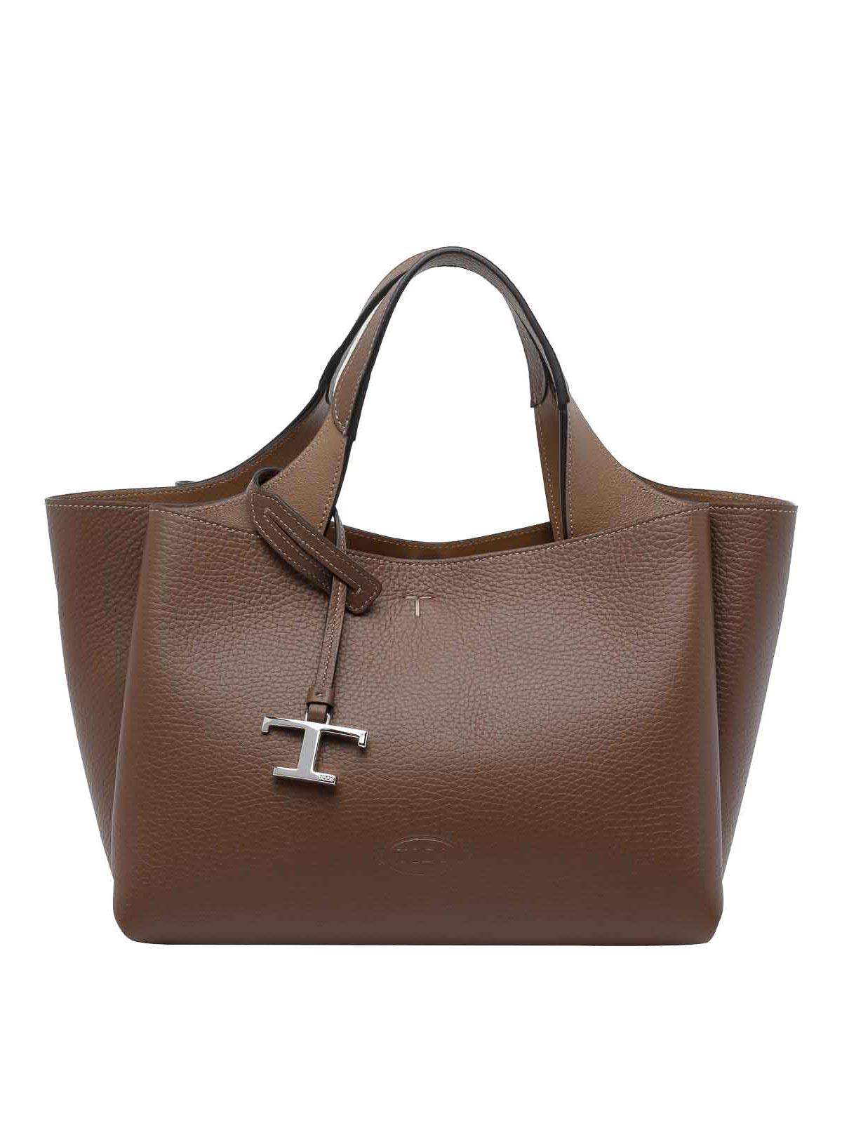 Brown Tods D Bag Mini D Bag Leather Handbag
