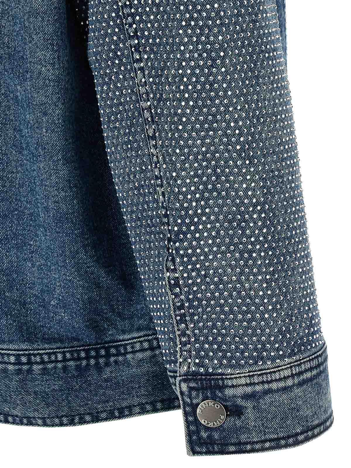 Pinko Dakar Denim Jacket in Blue | Lyst