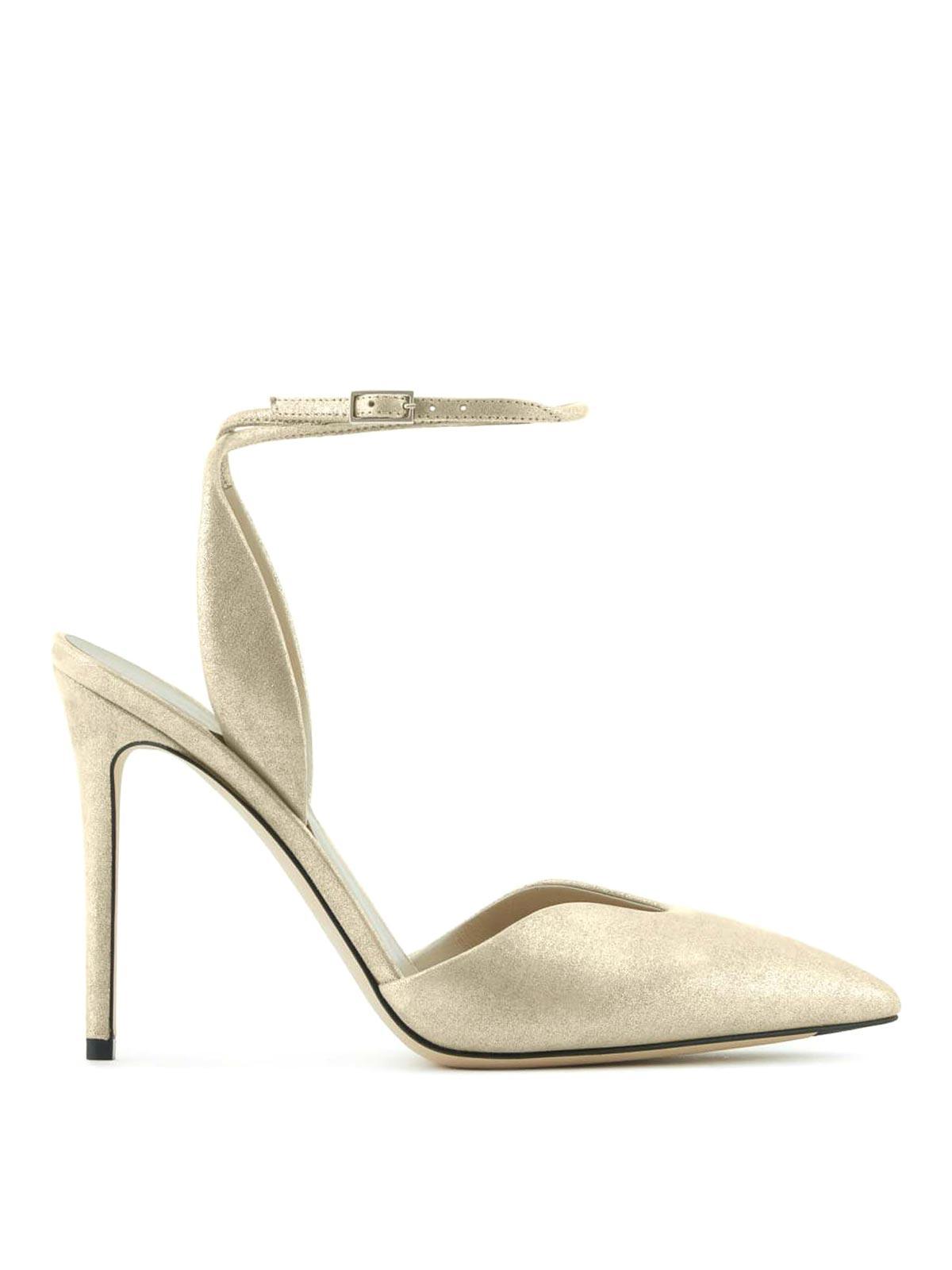 GIORGIO ARMANI　未使用　ハイヒール Giorgio Armani 90mm crystal-embellished ankle-strap Pumps