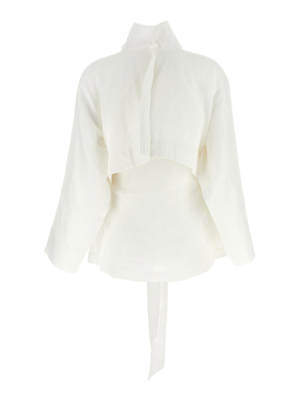 アウターその他 ISSEY MIYAKE 'Hempen' jacket White HEMPEN – ISSEY MIYAKE ONLINE STORE