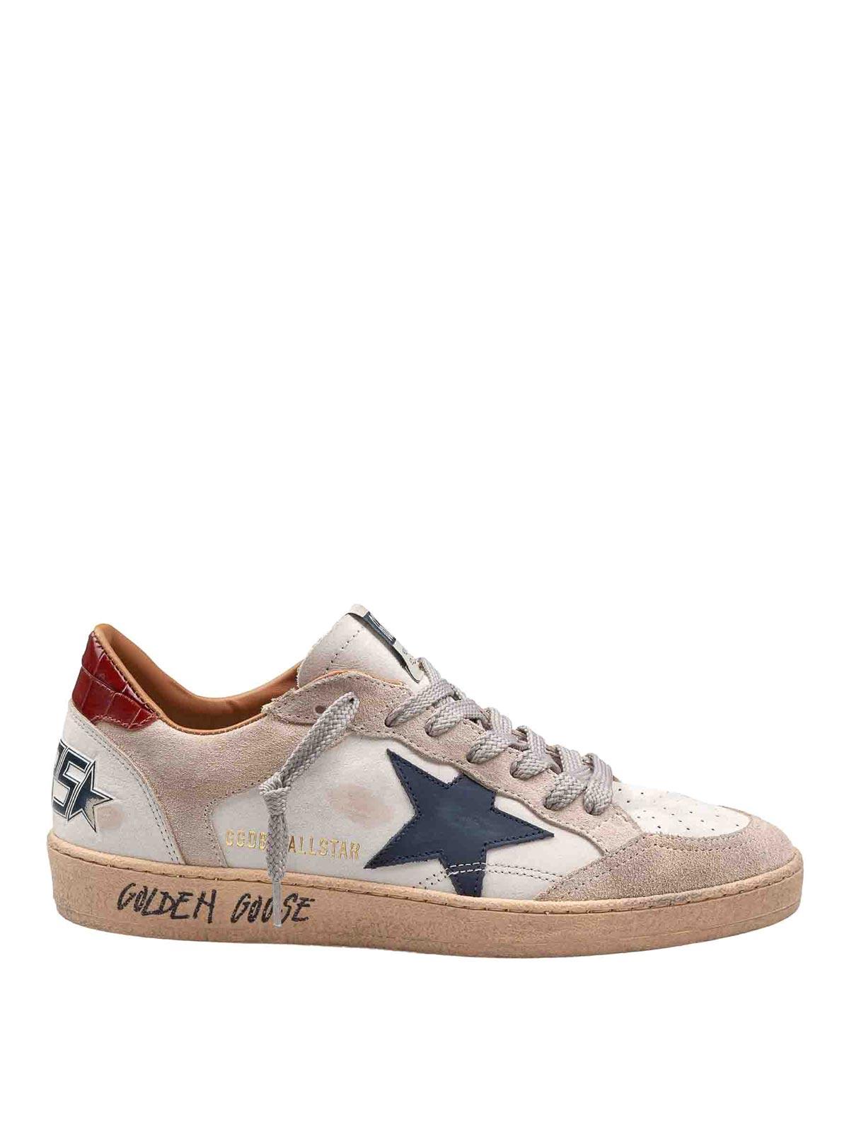靴 GOLDEN  BALL STAR DOUBLE QUARTER 36 Golden Goose Ball Star Double Quarter in Brown for Men | Lyst