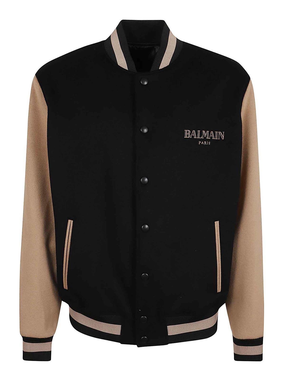 Balmain Reversible jacket with monogram | Men's Clothing