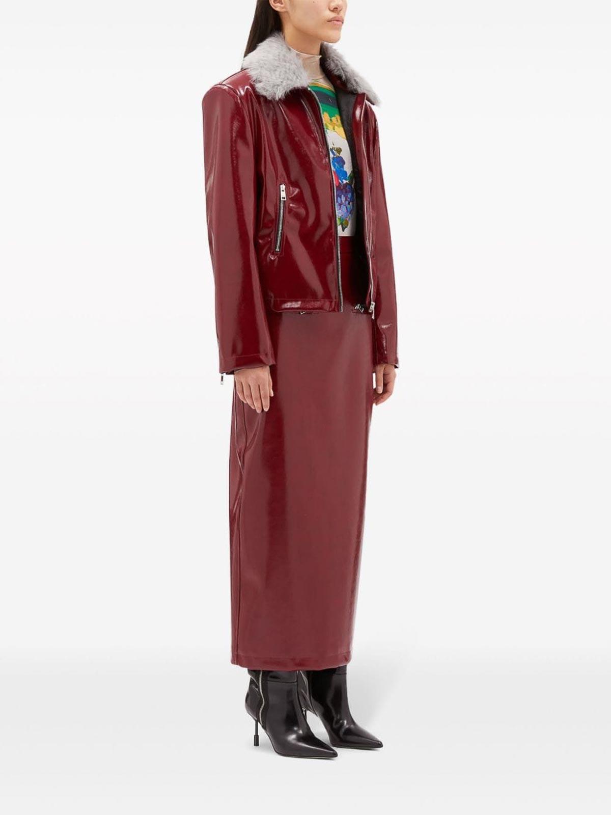 ワンピース MSGM Women Mid Skirts 3842MDA23 25730918 RED MSGM Midi Skirts in Red | Lyst