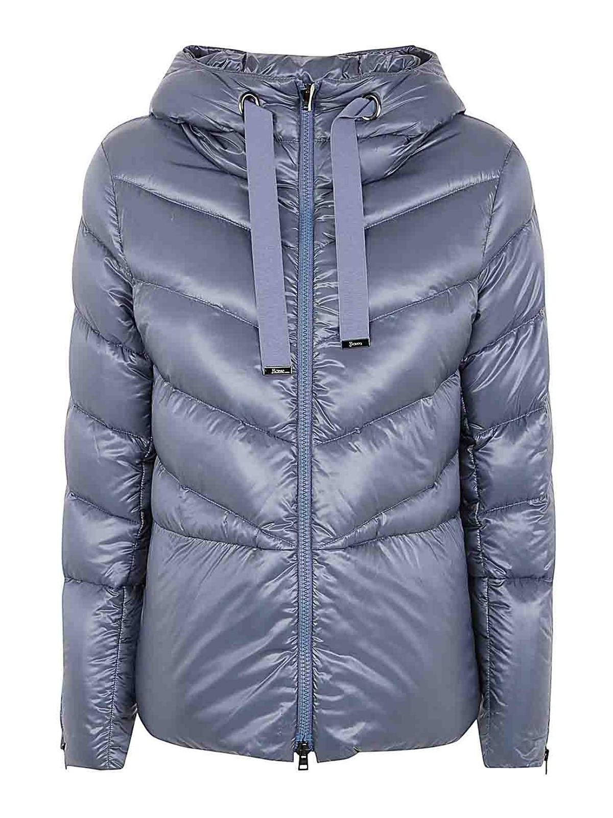 Herno Down Jackets in Blue | Lyst