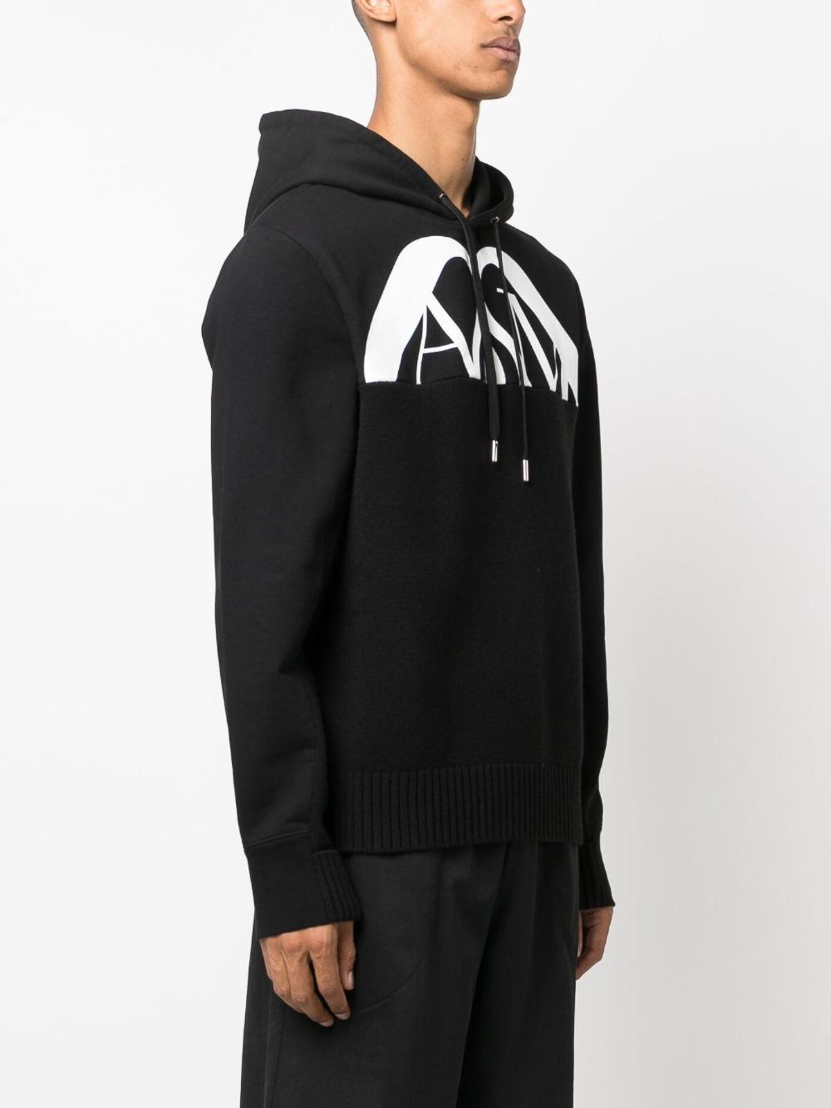 Alexander McQueen Hoodies Sweatshirt in Black for Men Lyst