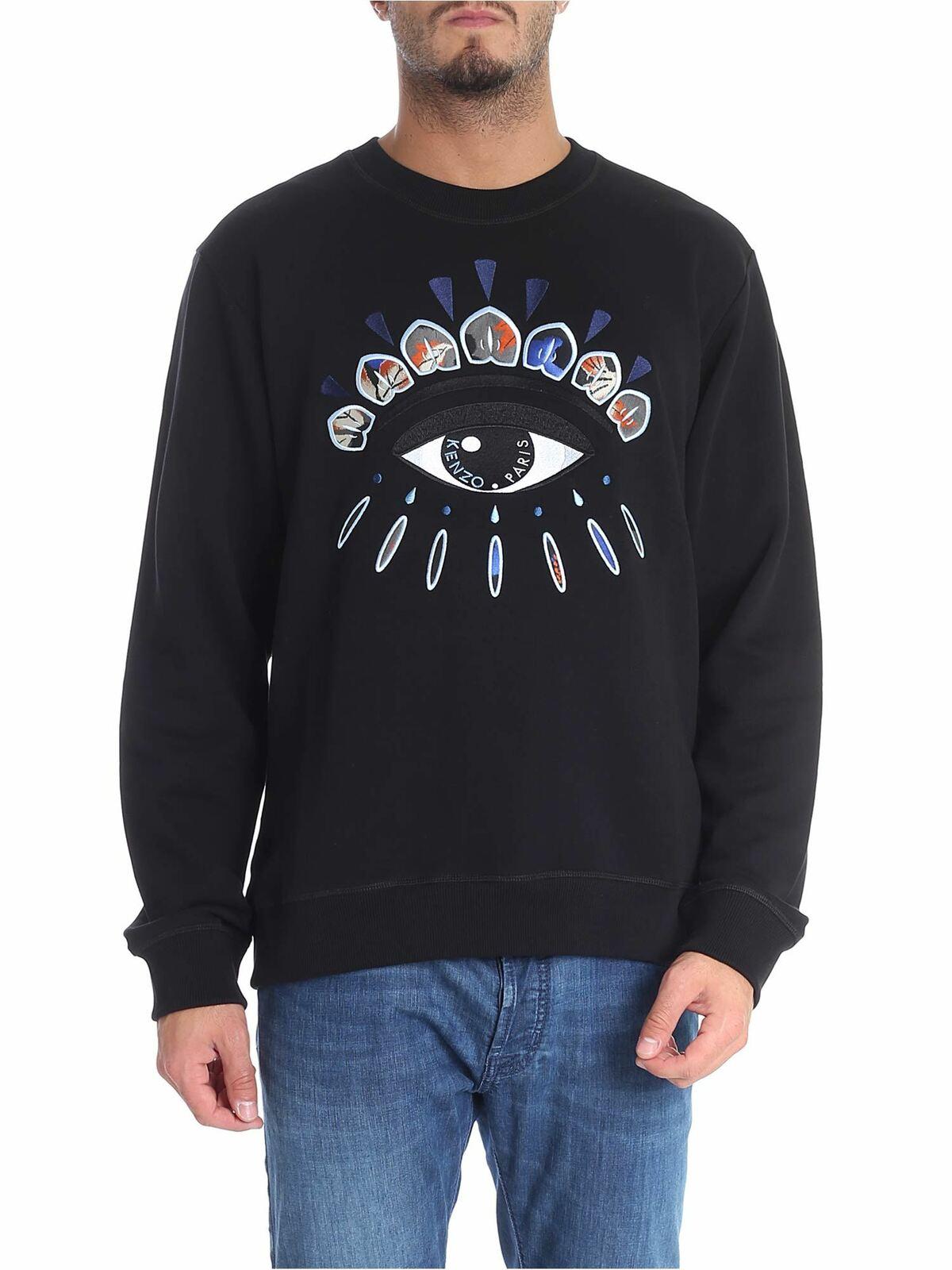 KENZO Indonesian Eyes Sweatshirt in Blue for Men Lyst UK