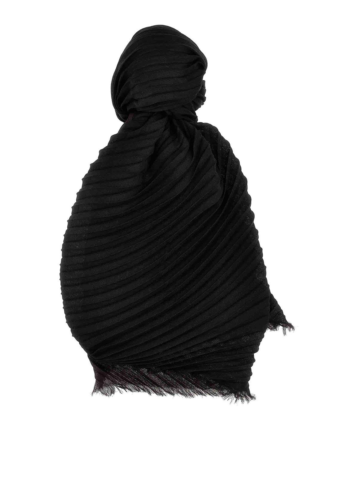 Pleats Please by Issey Miyake Stella Scarf - Dark Navy