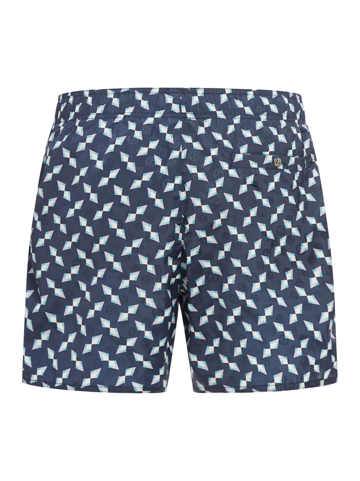 Giorgio Armani S Woven Boxer in Blue for Men Lyst UK