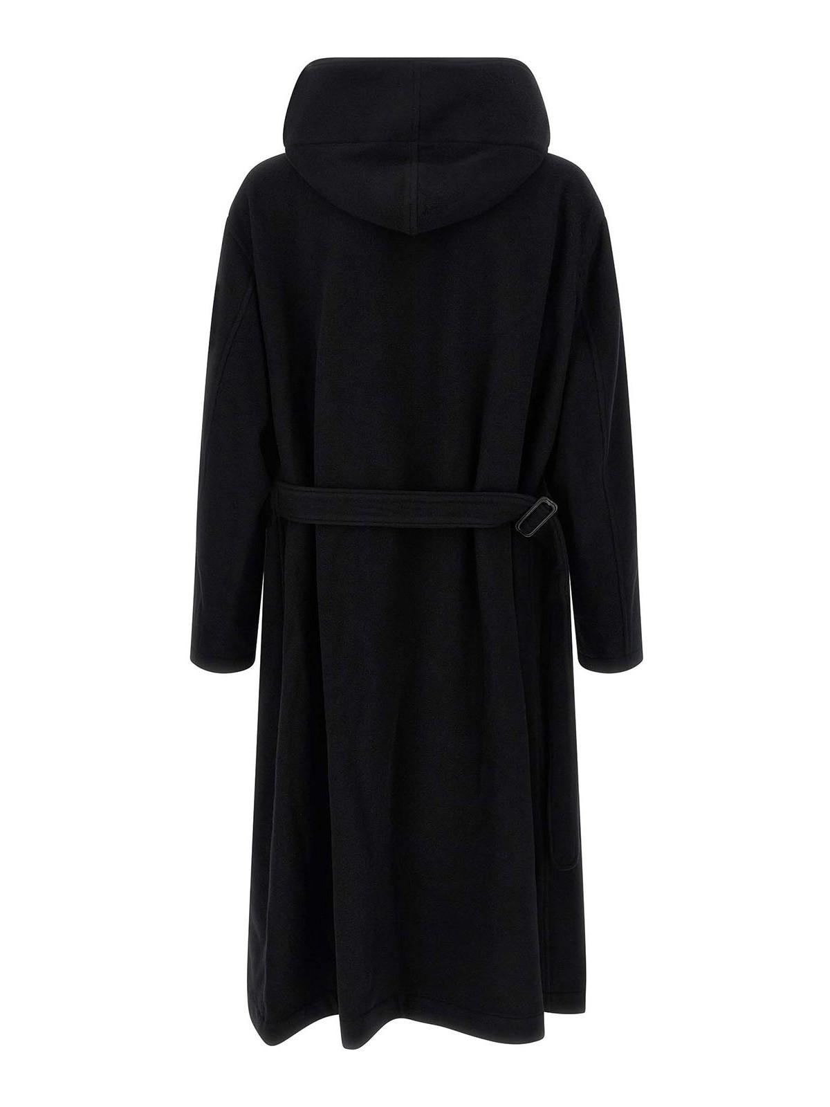ジャケット・アウター Yohji Yamamoto HOODED COAT 21479796_51710312_600.jpg