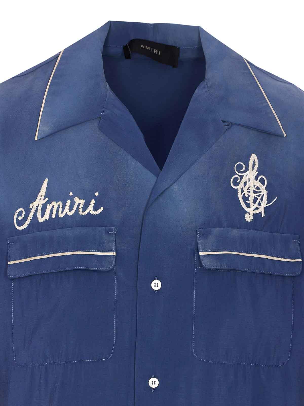 Amiri Saturday Night Shirt in Blue for Men | Lyst
