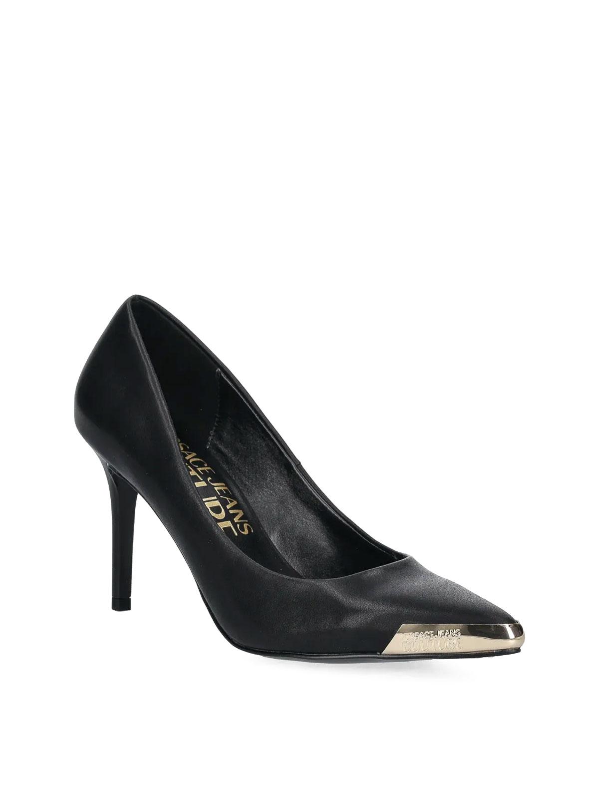 シューズ・サンダルその他 VERSACE JEANS Woman Pumps Black 77VA3S25ZP127 899 Versace Jeans Couture Outlet: High heel shoes woman - Black