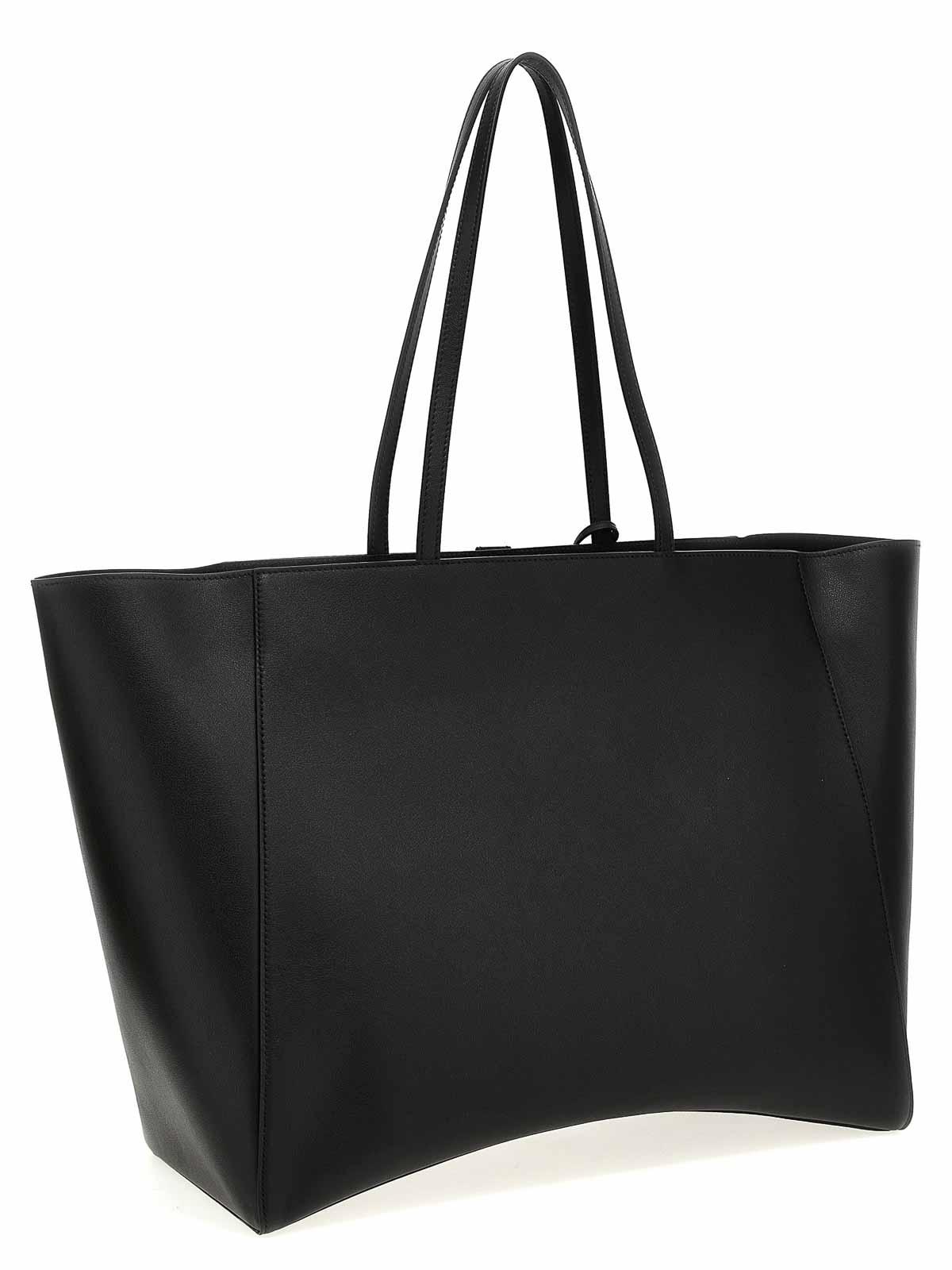 トートバッグ BALENCIAGA 'Tote Hourglass Soft' large shopping bag Black Balenciaga Tote Hourglass Soft Large Shopping Bag in Black