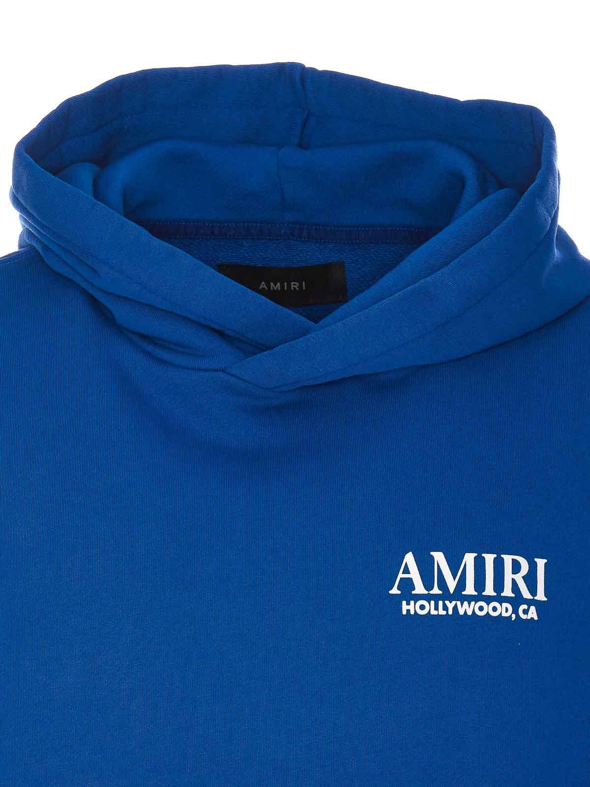 Amiri Hoodie in Blue for Men | Lyst