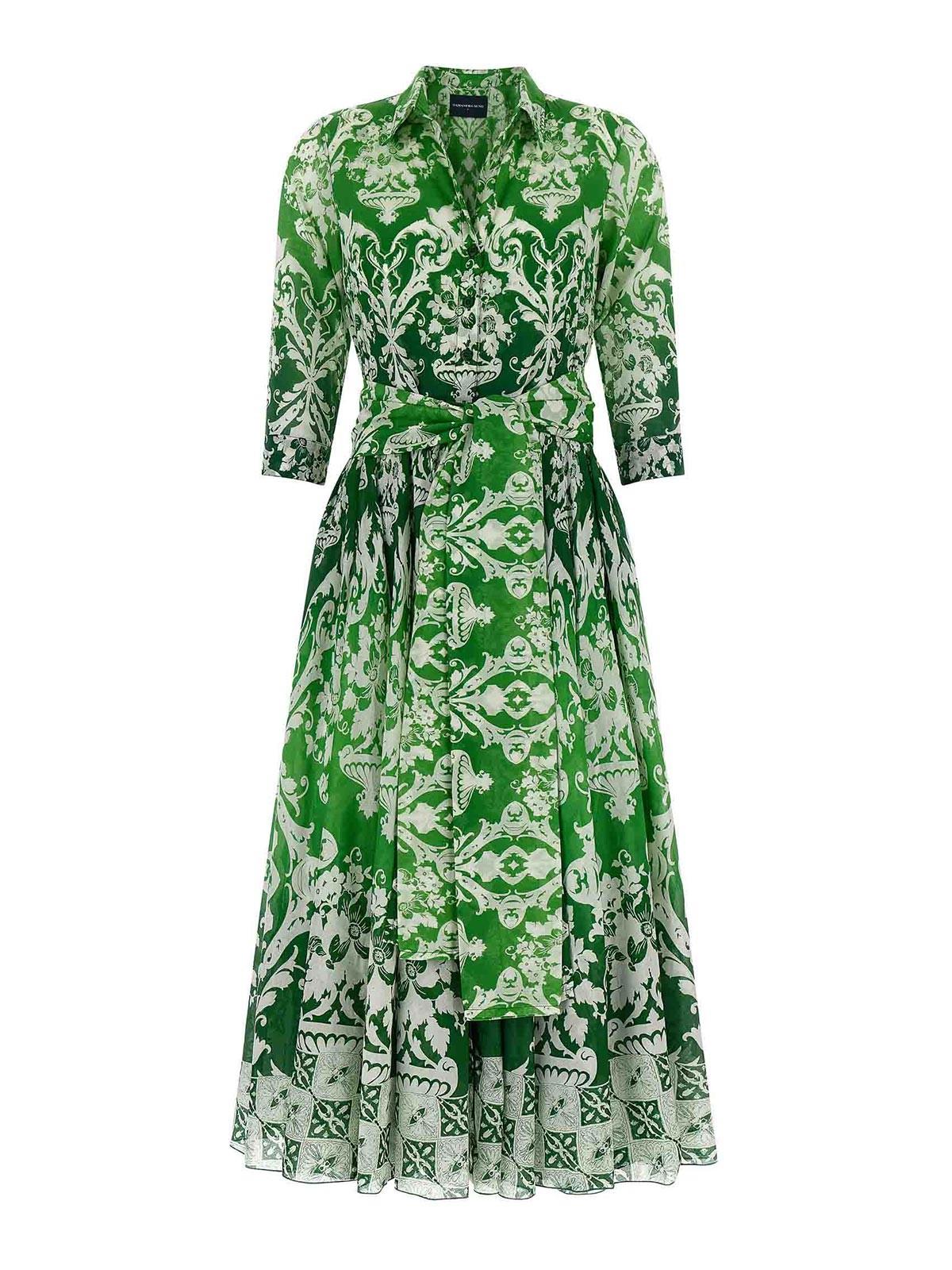 samantha green dress Samantha Dress - Forest Green main image 1
