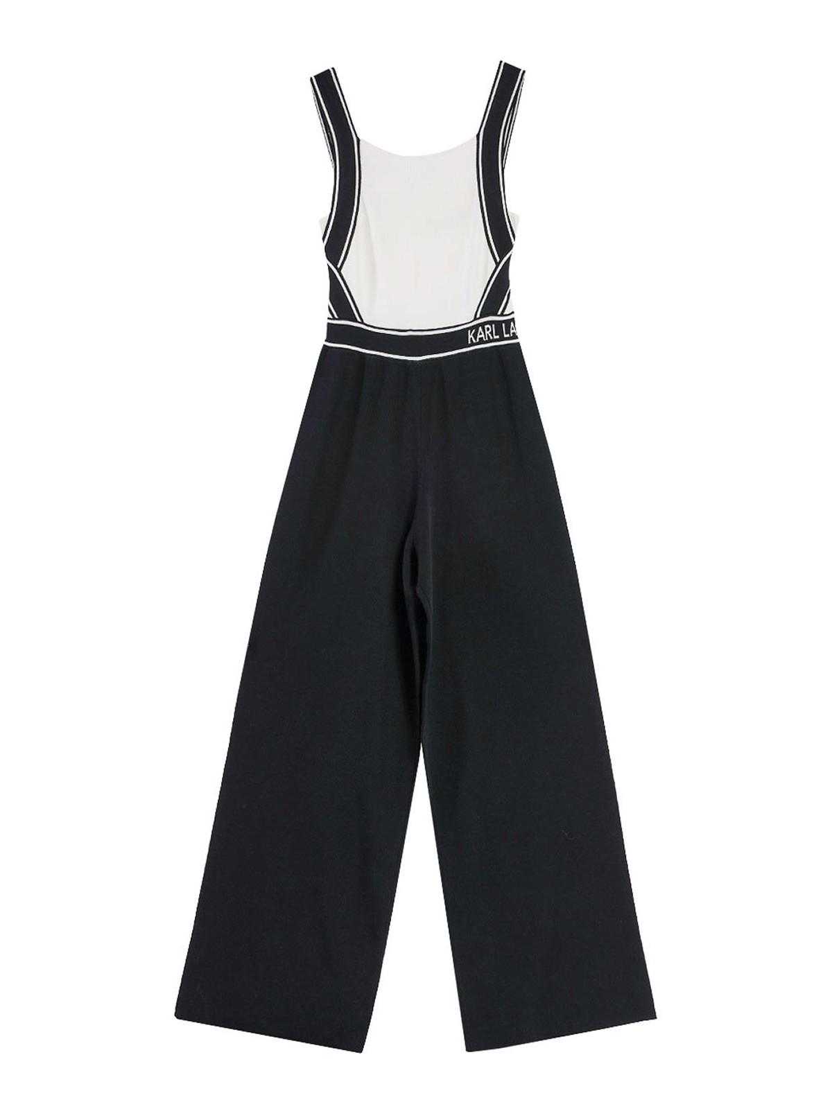 オールインワン・サロペット KARL LAGERFELD Women Jumpsuits 225W1304999 Black Karl Lagerfeld Full-length jumpsuits and rompers for Women