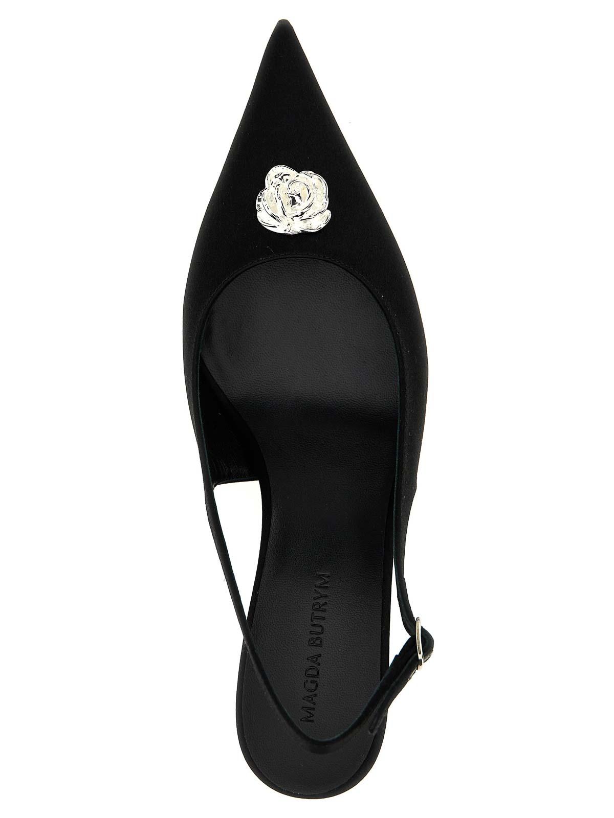 パンプス MAGDA BUTRYM Rosetta slingback Magda Butrym 45Mm Rosetta Slingback Pumps in Black | Lyst