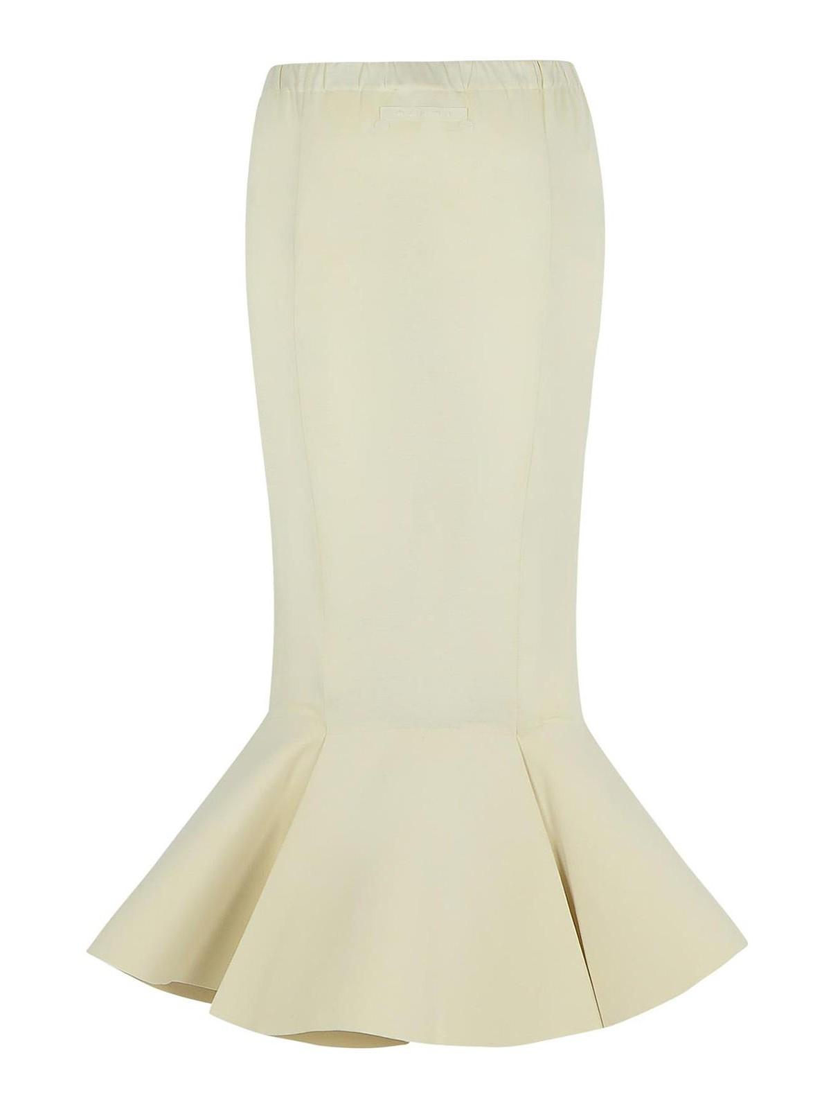 【送料&関税込】Marni Beige Cotton Skirt Pleated Skirt by Marni | Rent the Runway