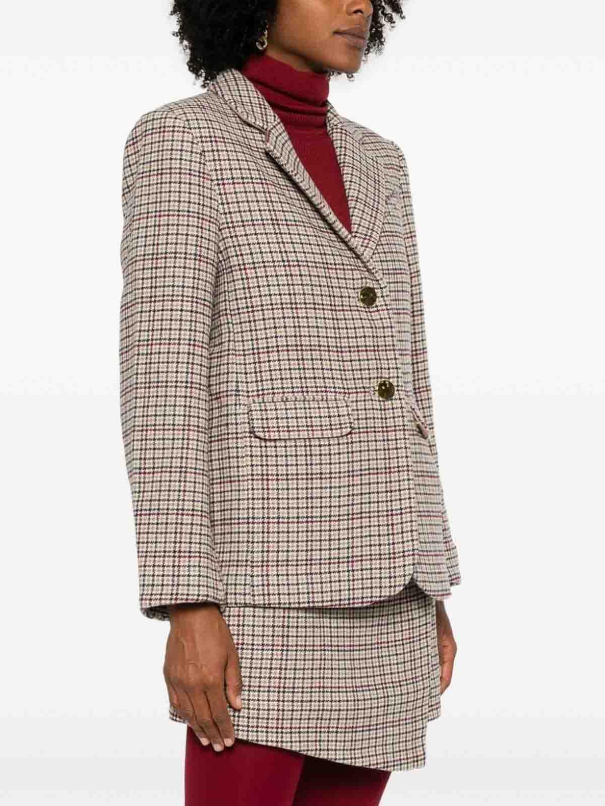 【関税＆送料込み】Ganni Brown Wool Blend Blazer 関税＆送料込み】Ganni Brown Wool Blend Blazer