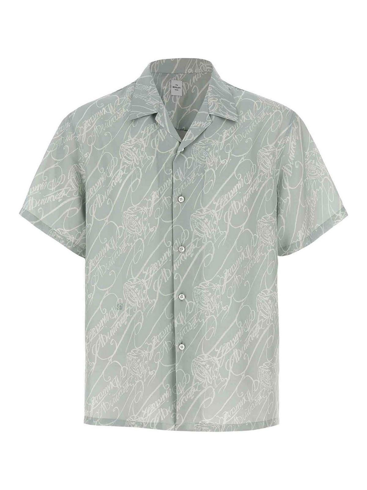 Tシャツ・カットソー Berluti SS25 'Marbeuf Scritto' shirt (R28HCS43004 F99) Berluti Shirts for Men | Online Sale up to 63% off | Lyst