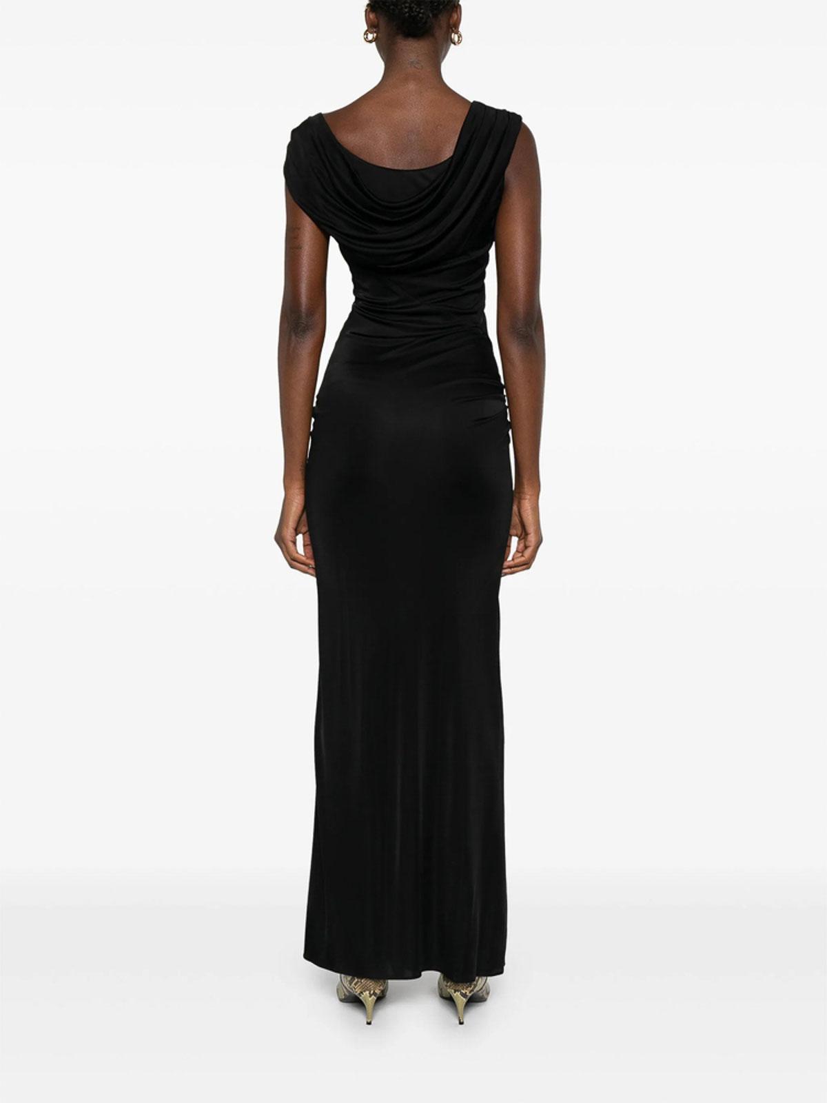 ワンピース VERSACE LONG DRESS WITH RING NECKLINE Versace Long Dress With Ring Neckline | italist