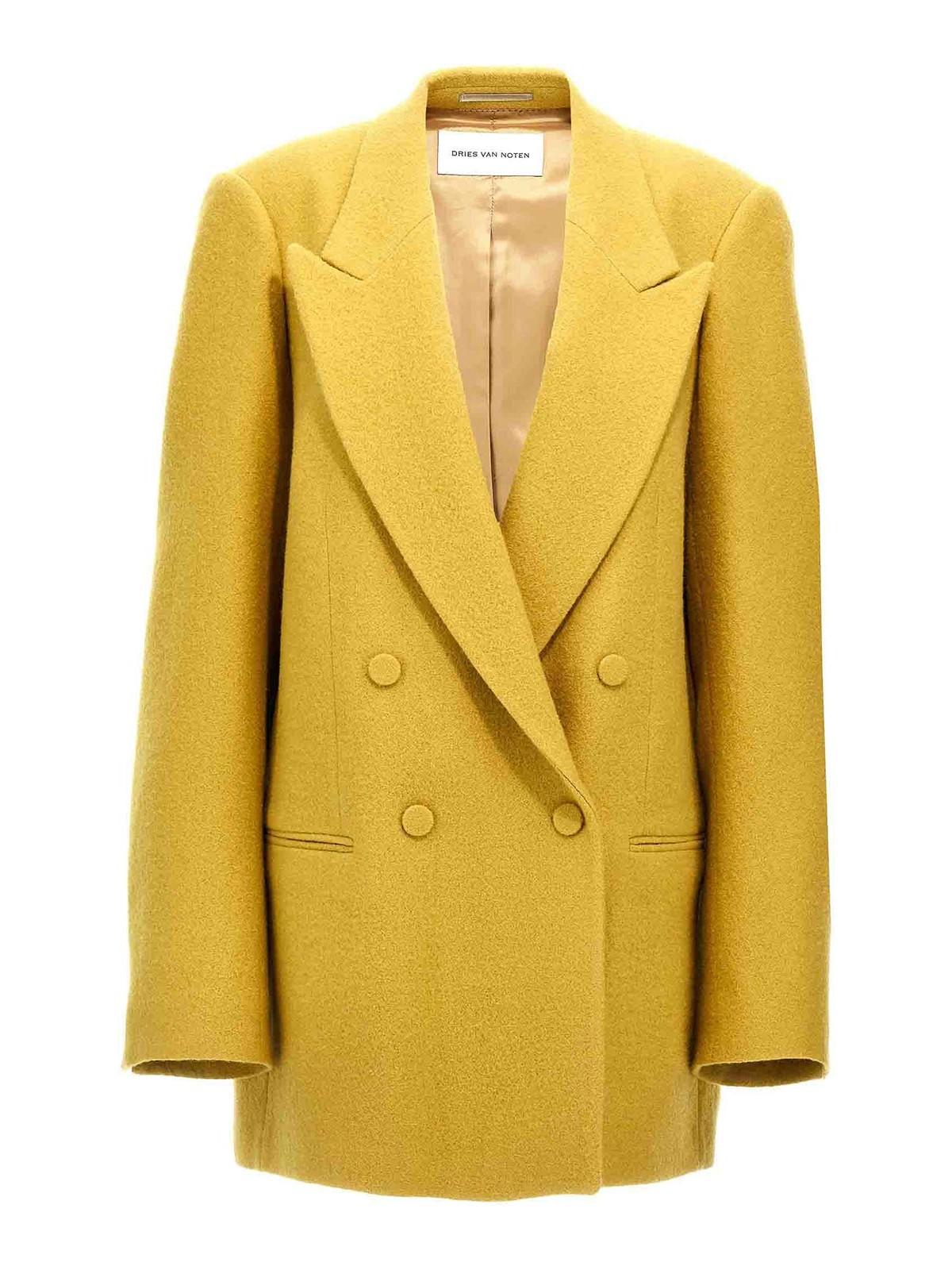 Yellow Blazers, sport coats and suit jackets for Women | Lyst