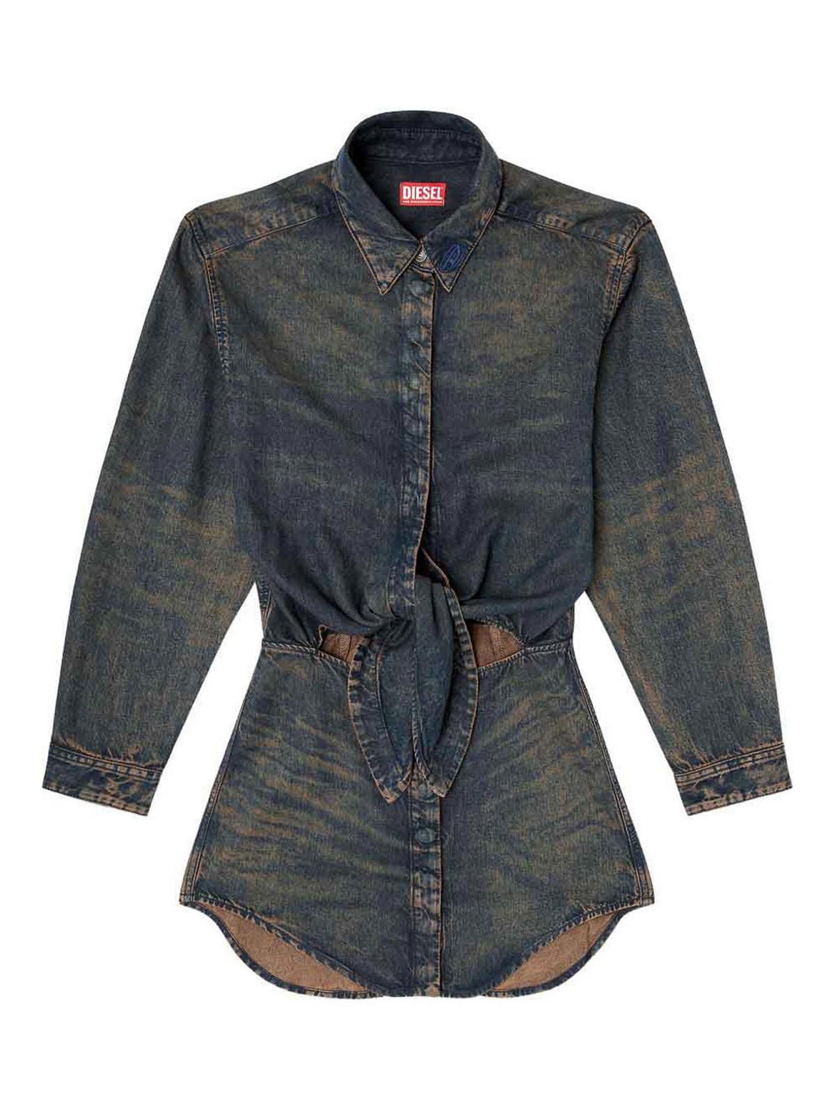 DIESEL Denim Dresses for Women | Lyst