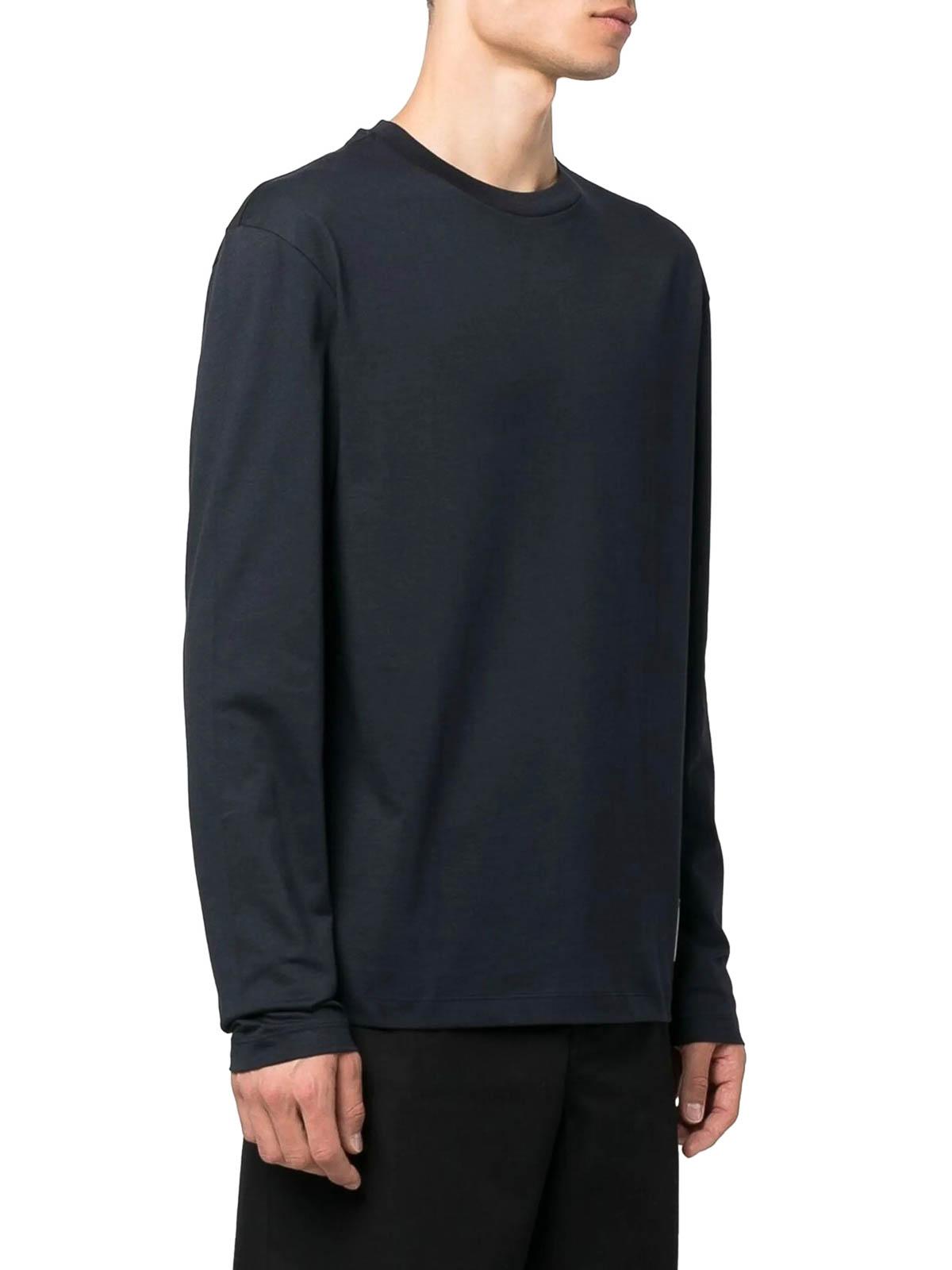 Jil Sander Tree-Pack Of Crewneck T-Shirts With Applique in